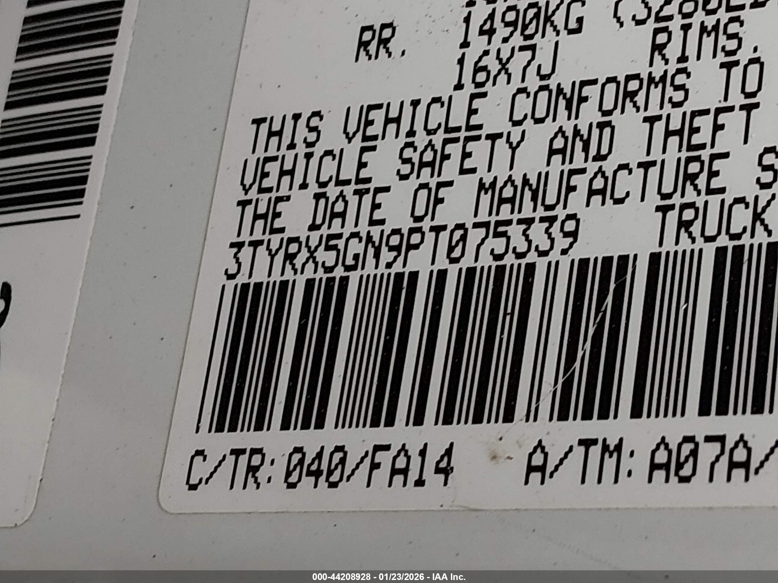 TOYOTA TACOMA image 9