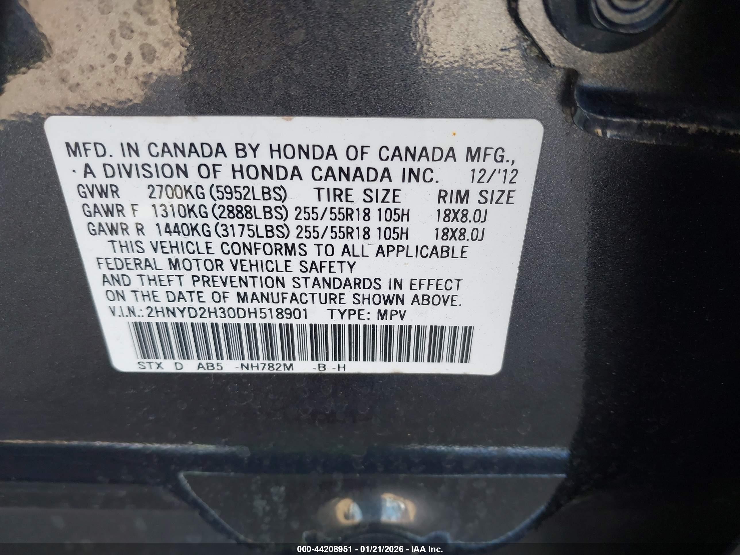 ACURA MDX image 9