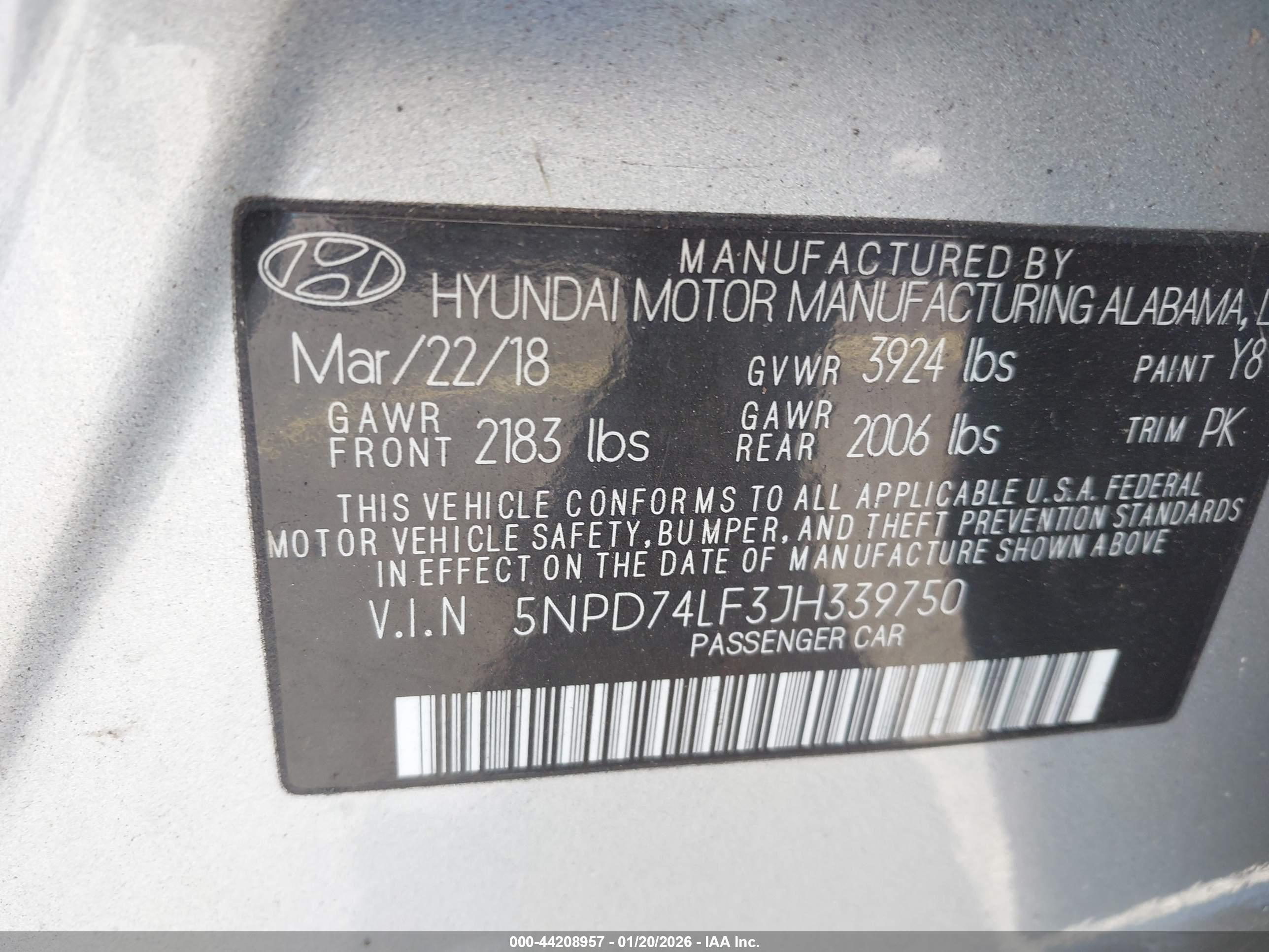 HYUNDAI ELANTRA image 9