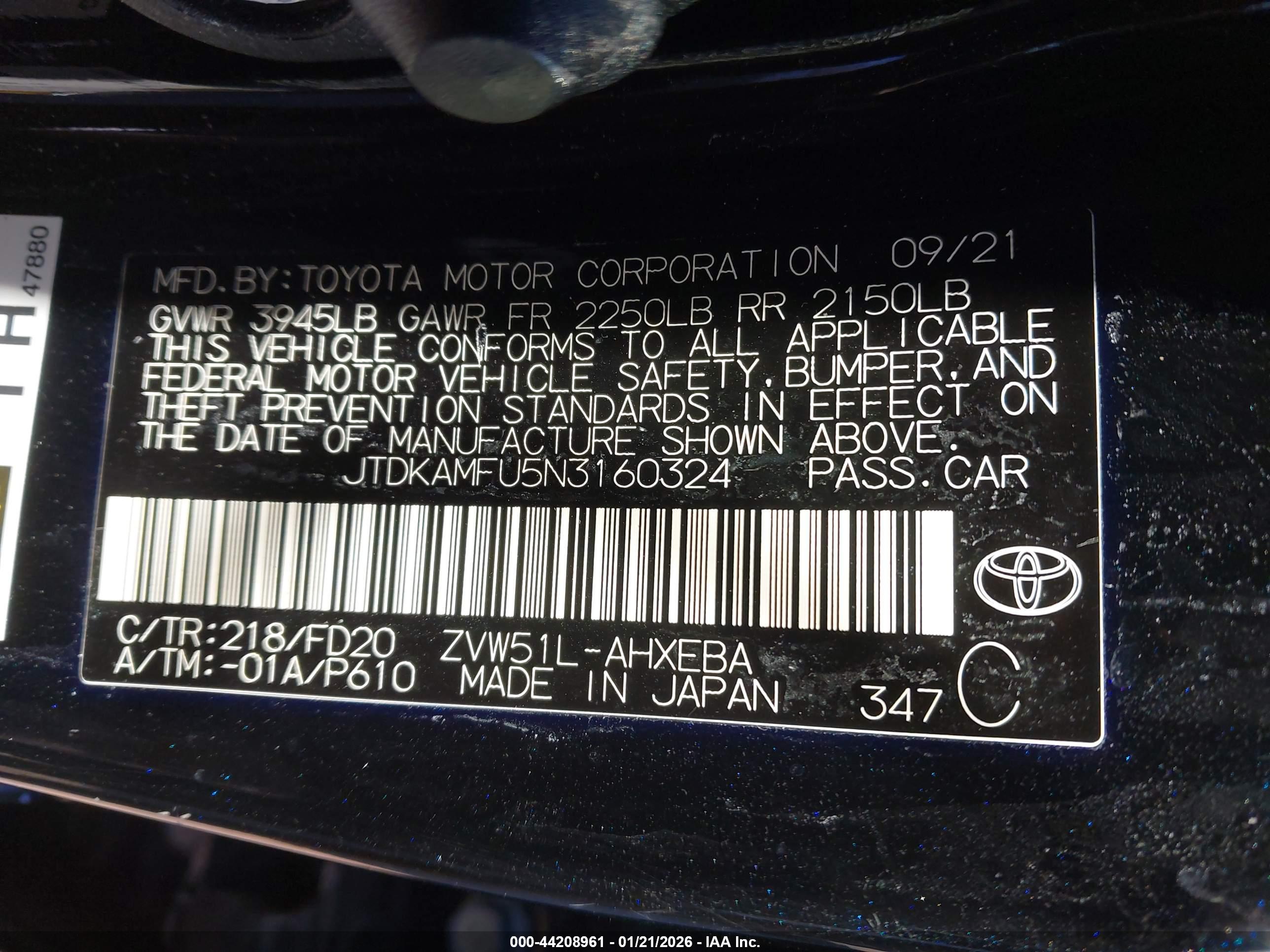 TOYOTA PRIUS image 9