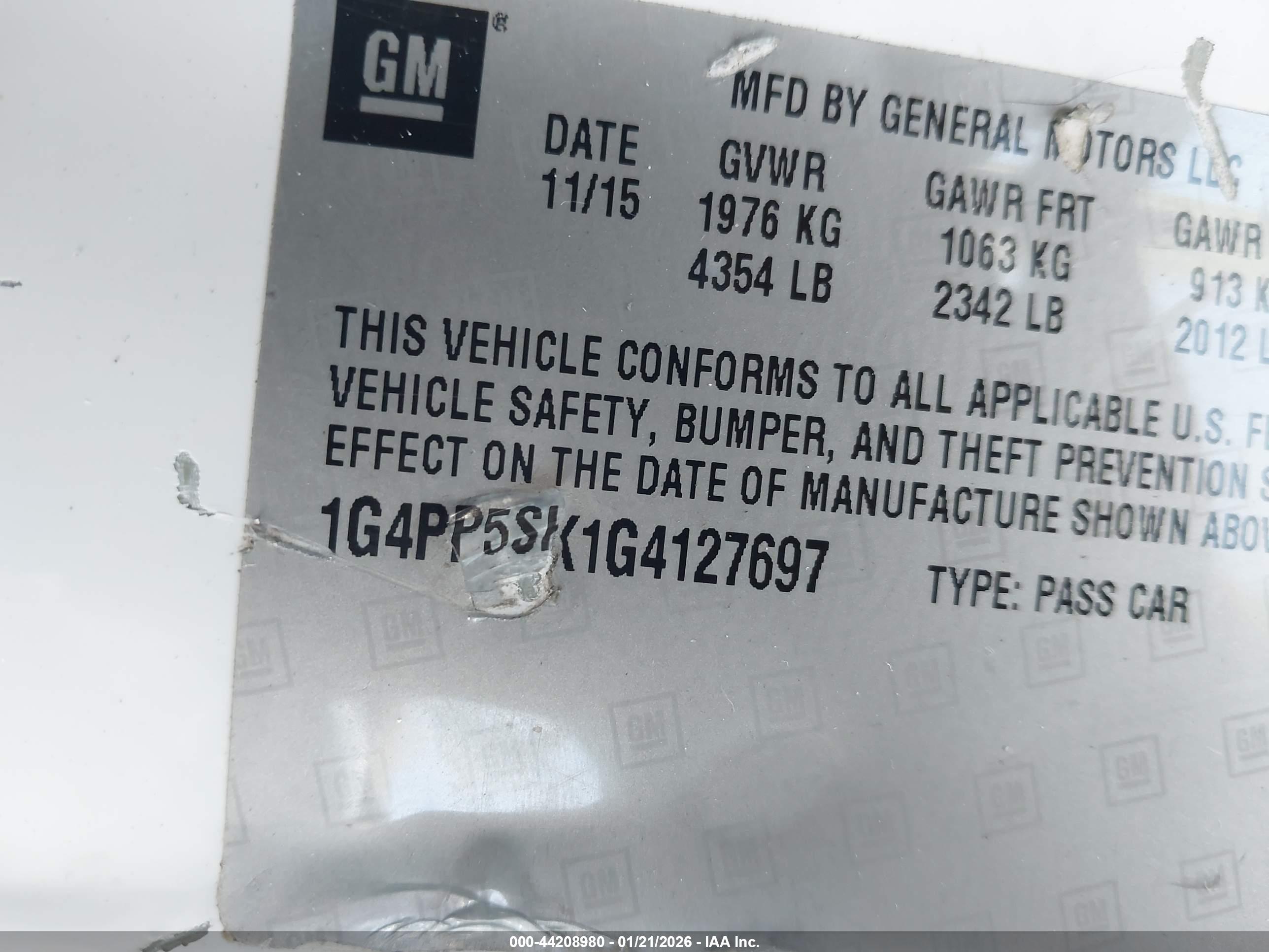 BUICK VERANO image 9