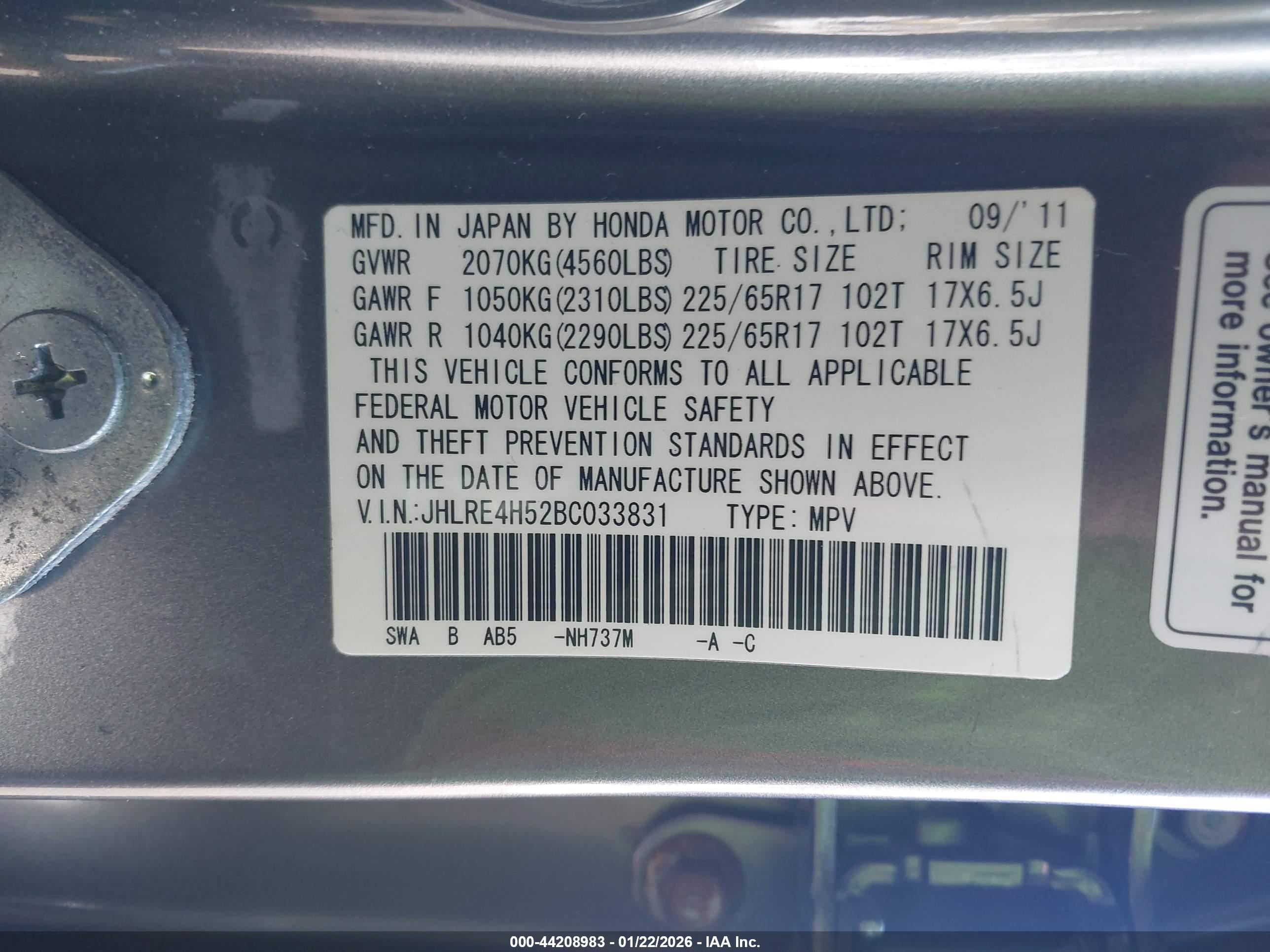 HONDA CR-V image 9