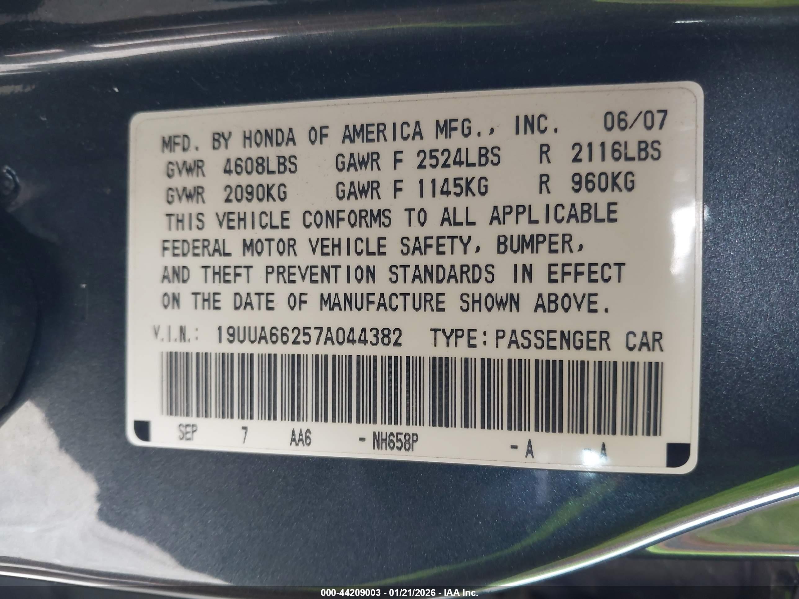 ACURA TL image 9