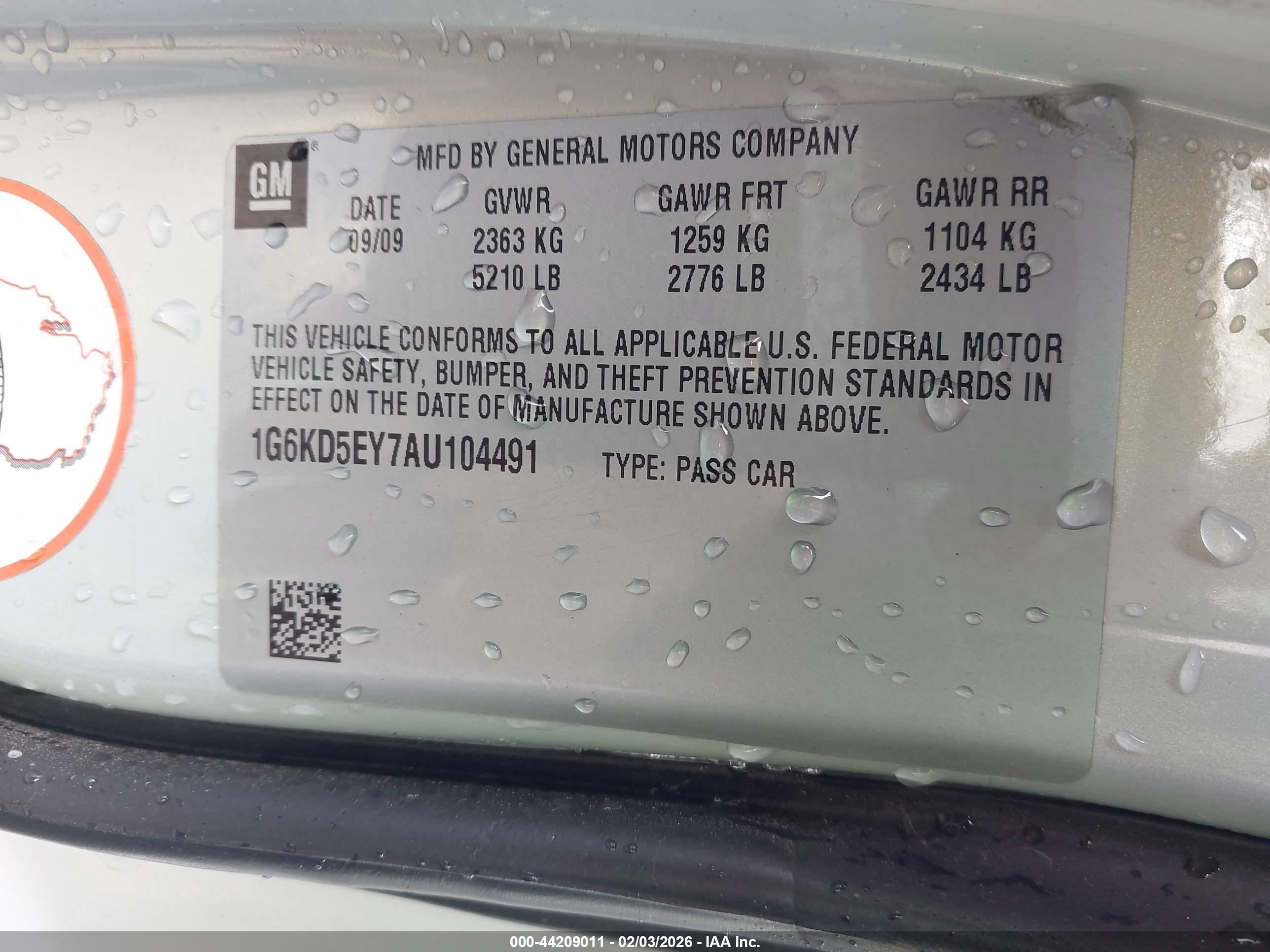 CADILLAC DTS image 9
