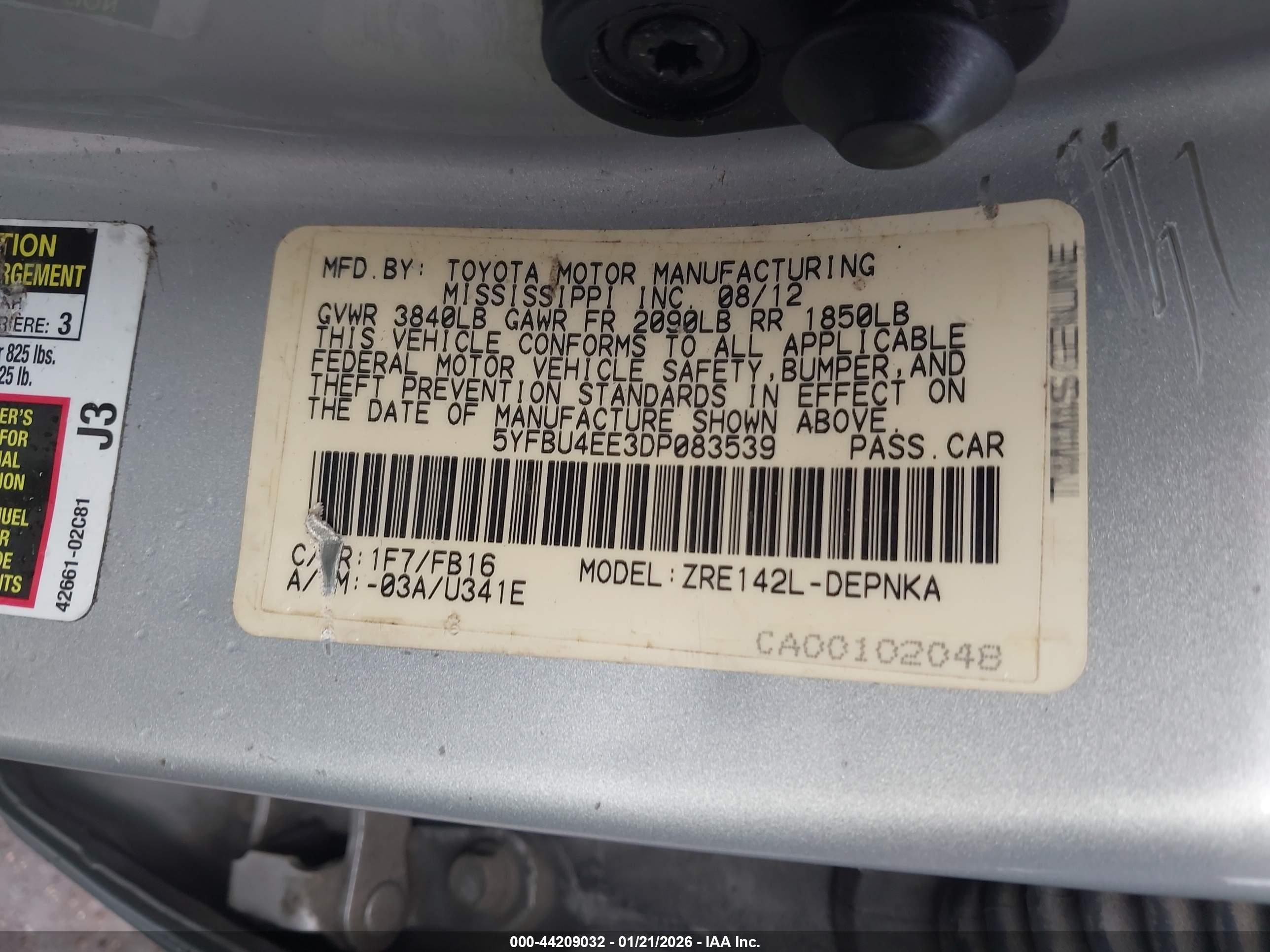 TOYOTA COROLLA image 9