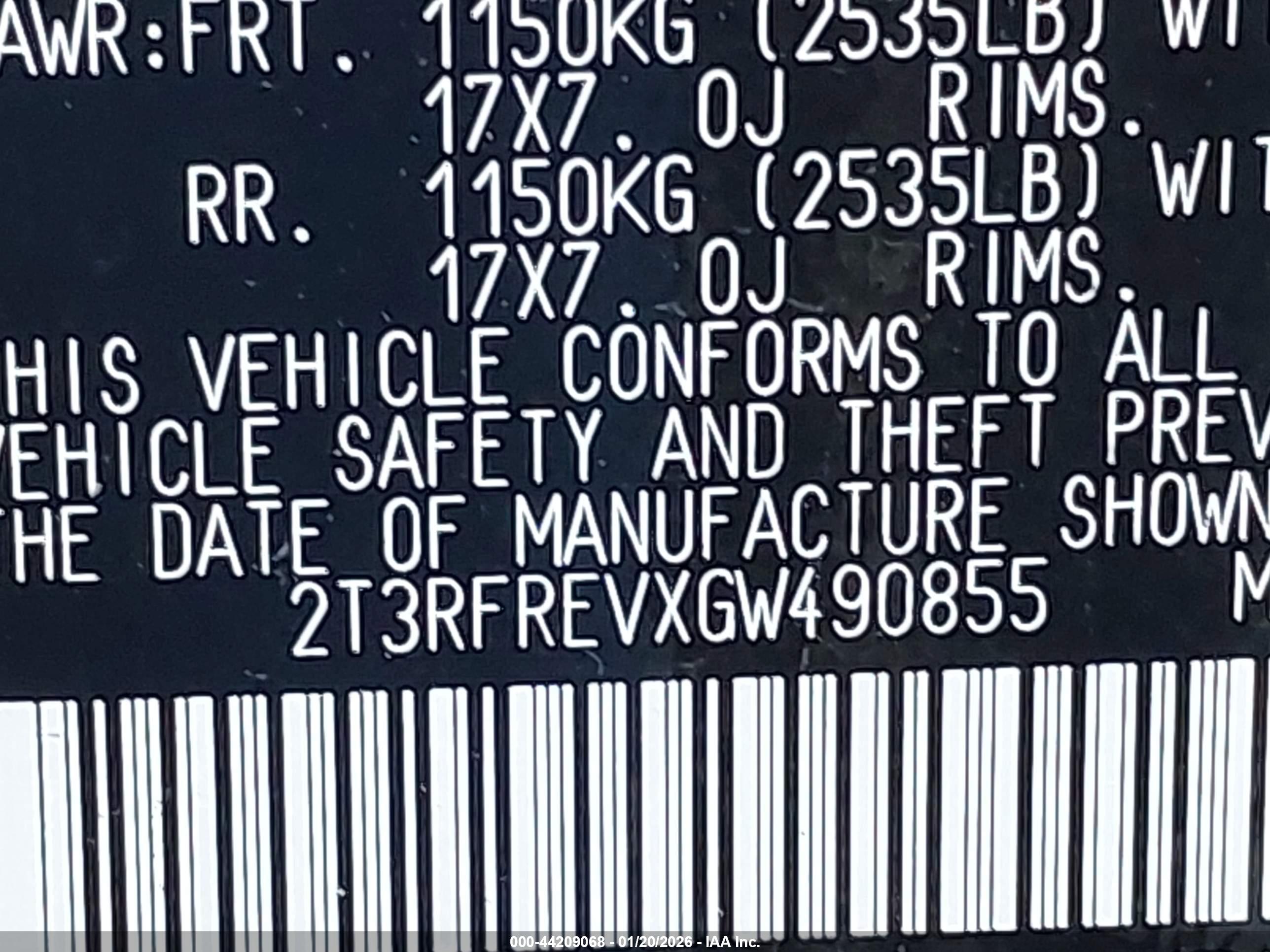 TOYOTA RAV4 image 9