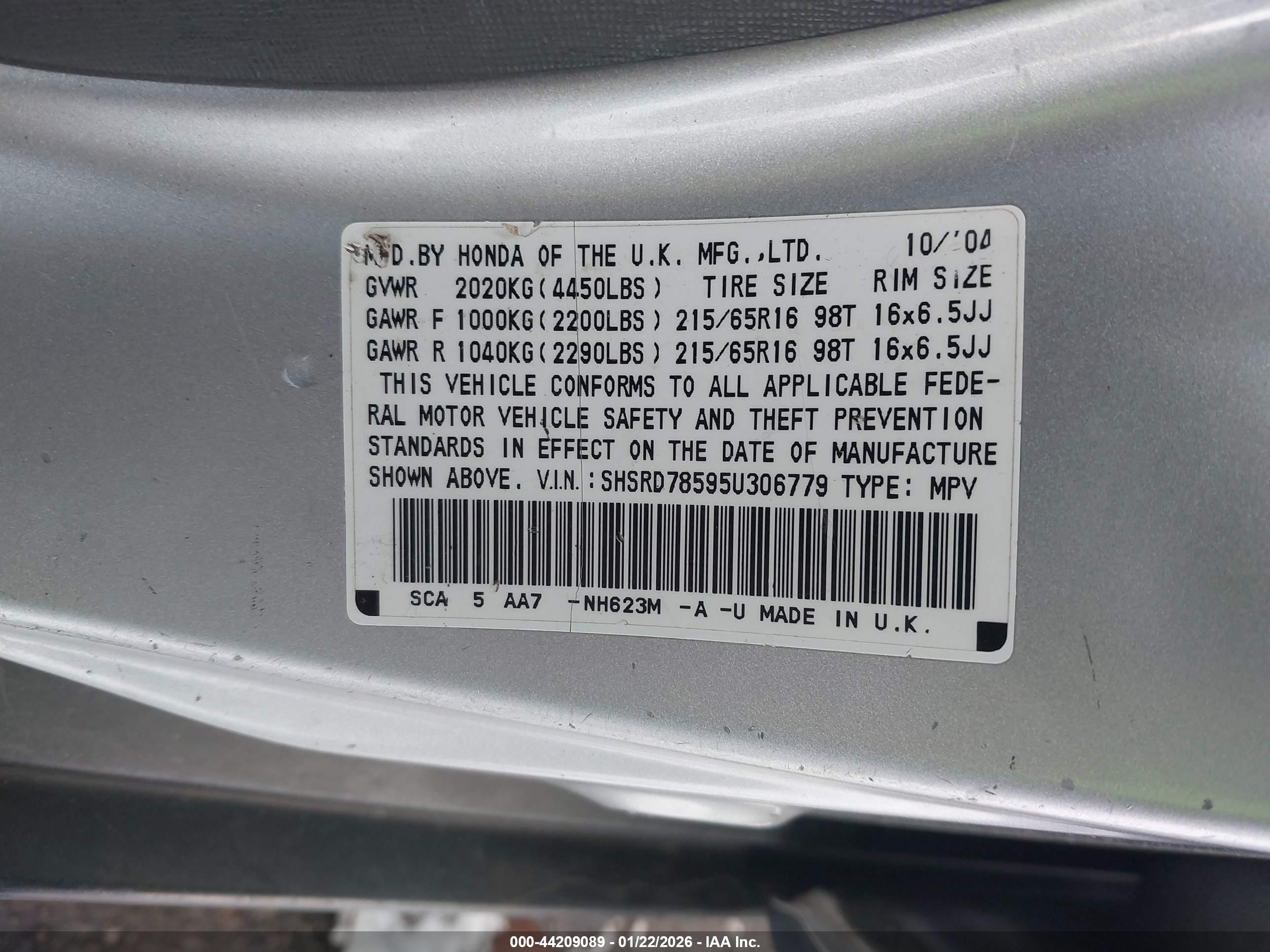 HONDA CR-V image 9