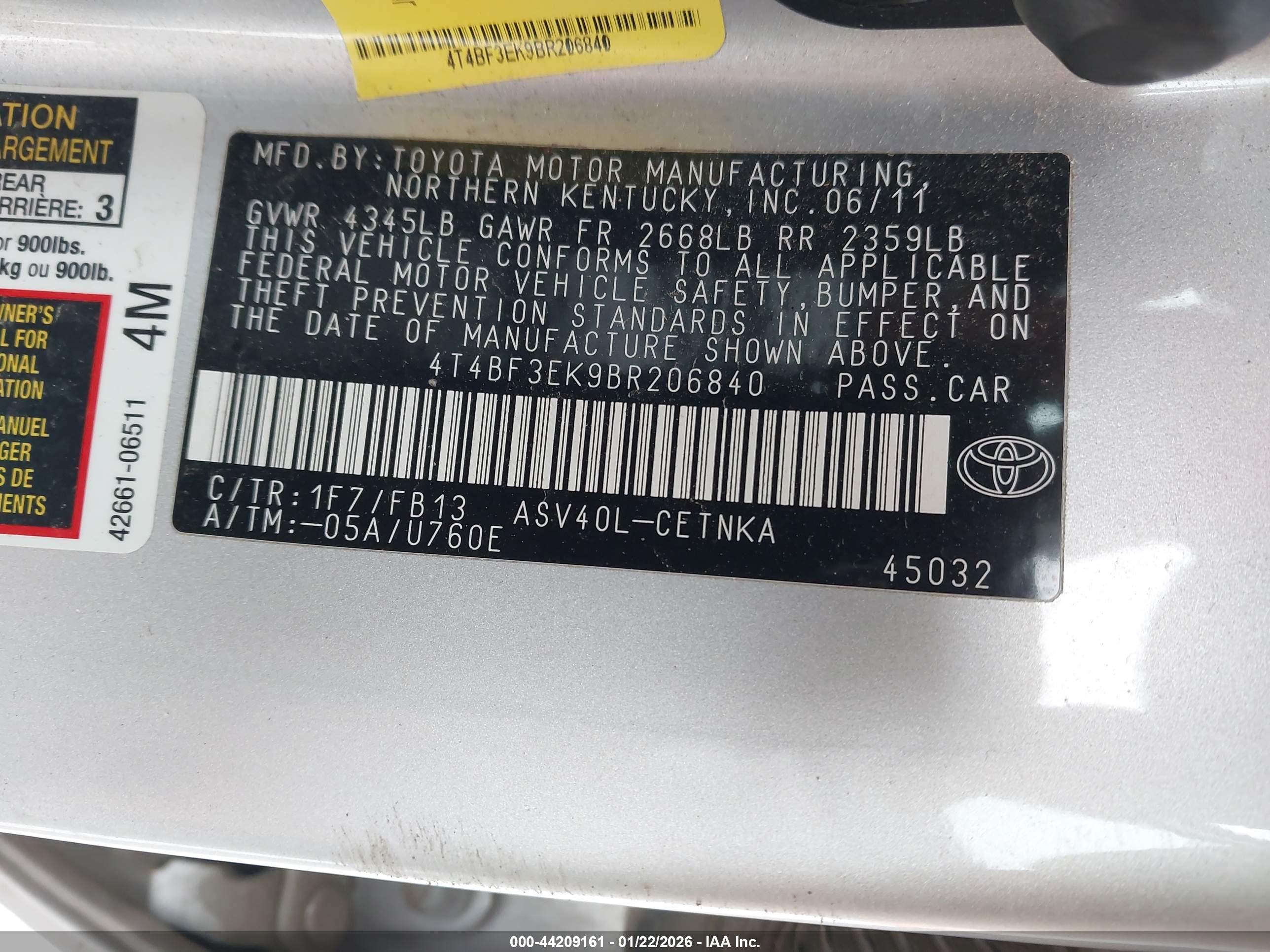 TOYOTA CAMRY image 9