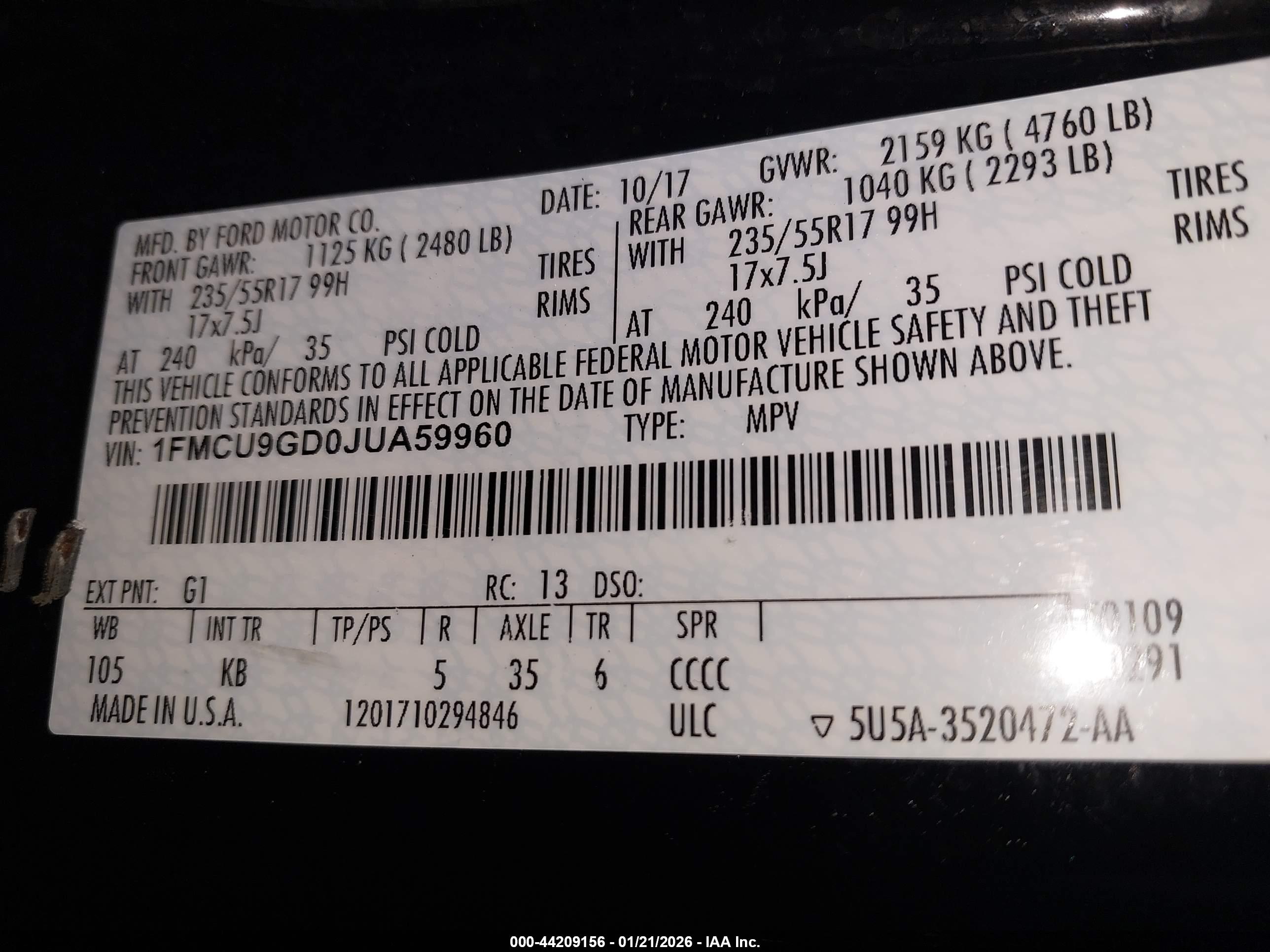 FORD ESCAPE image 9