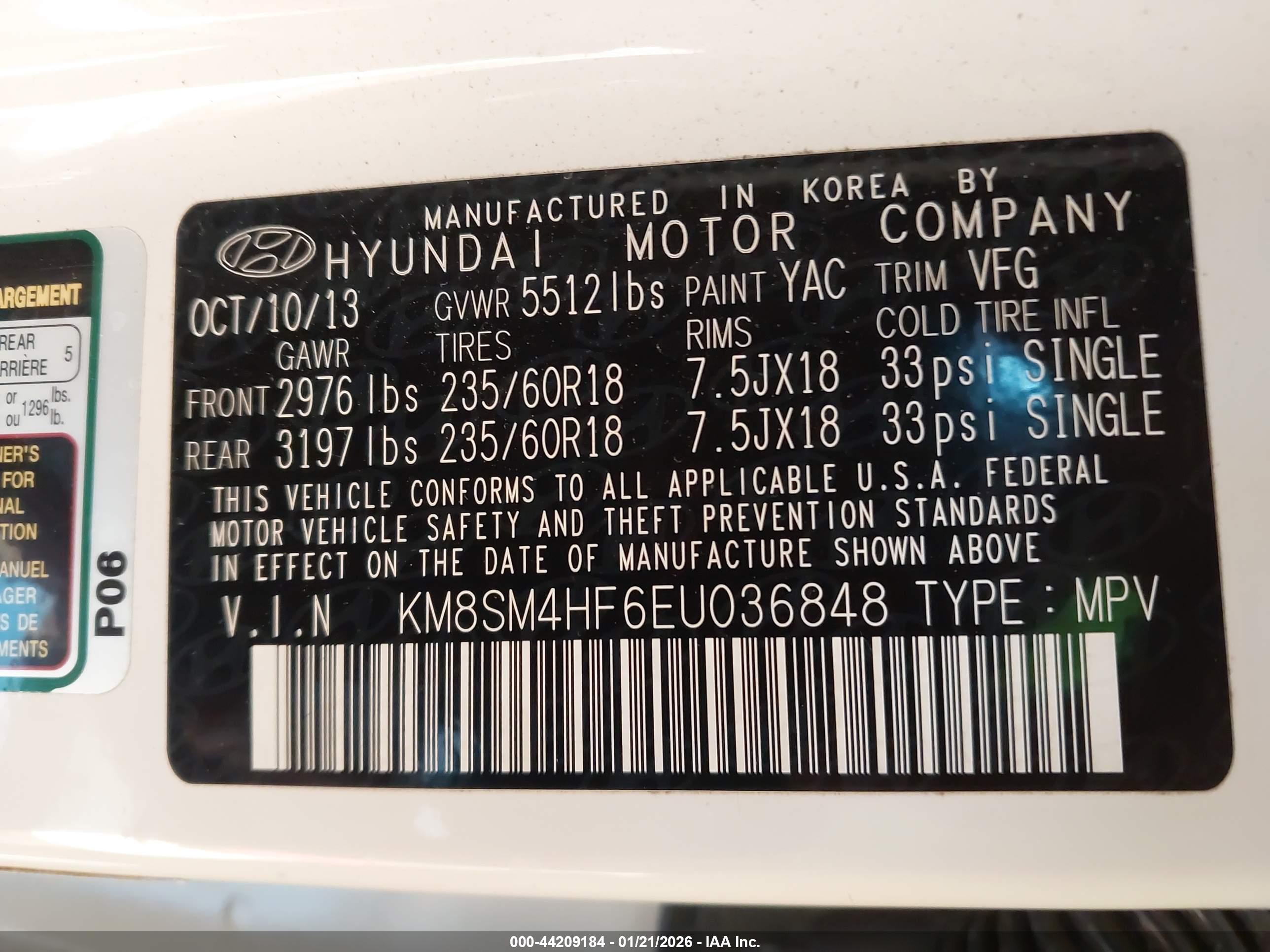HYUNDAI SANTA image 9