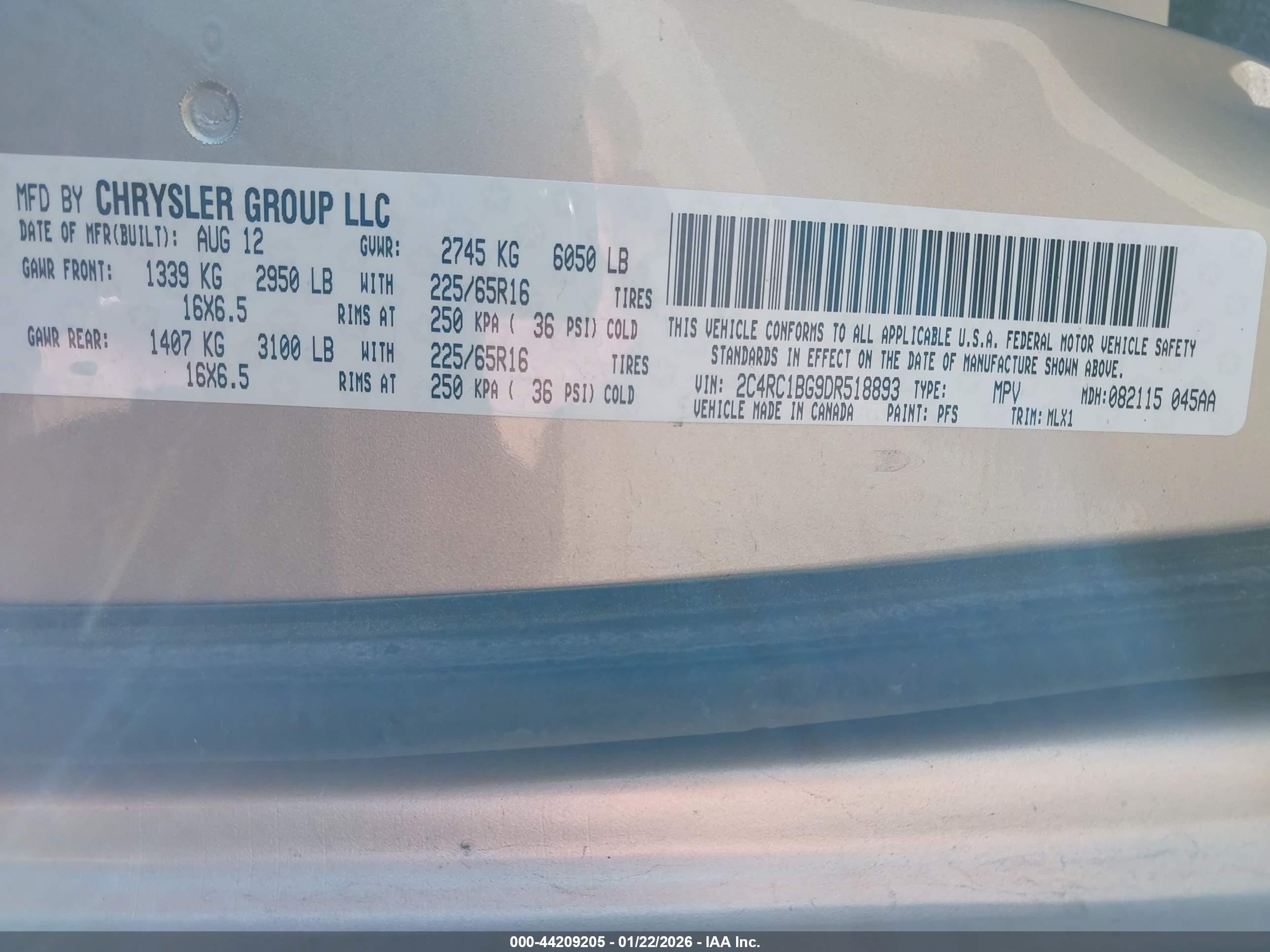 CHRYSLER TOWN image 9
