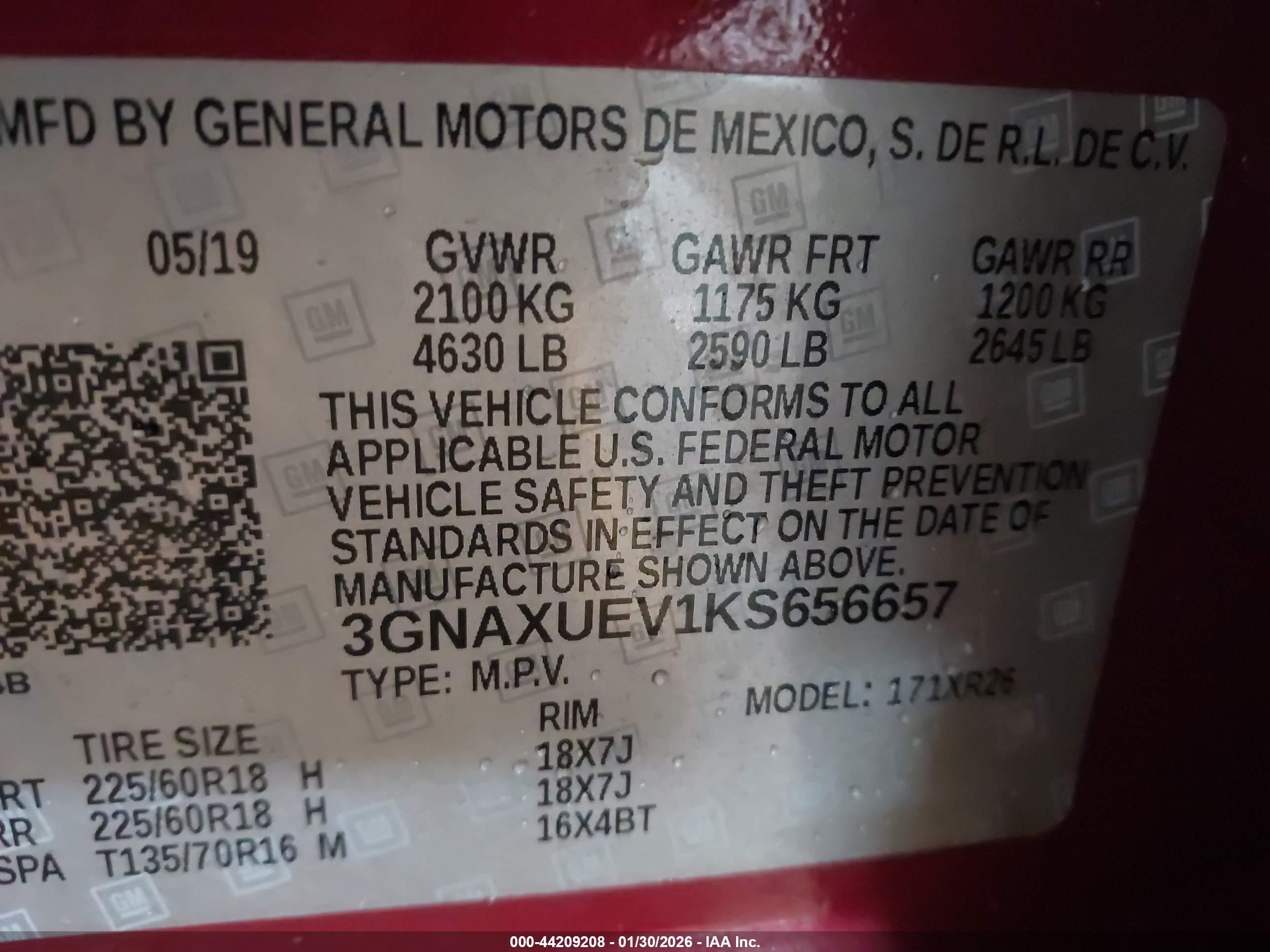 CHEVROLET EQUINOX image 9