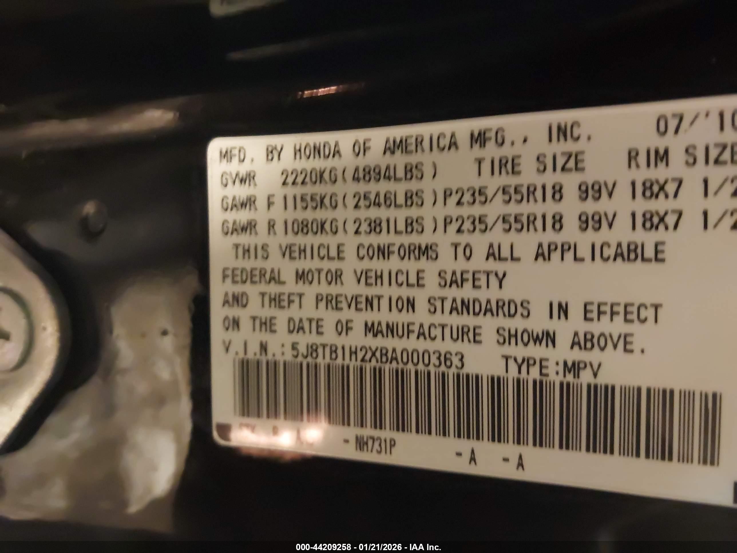 ACURA RDX image 9