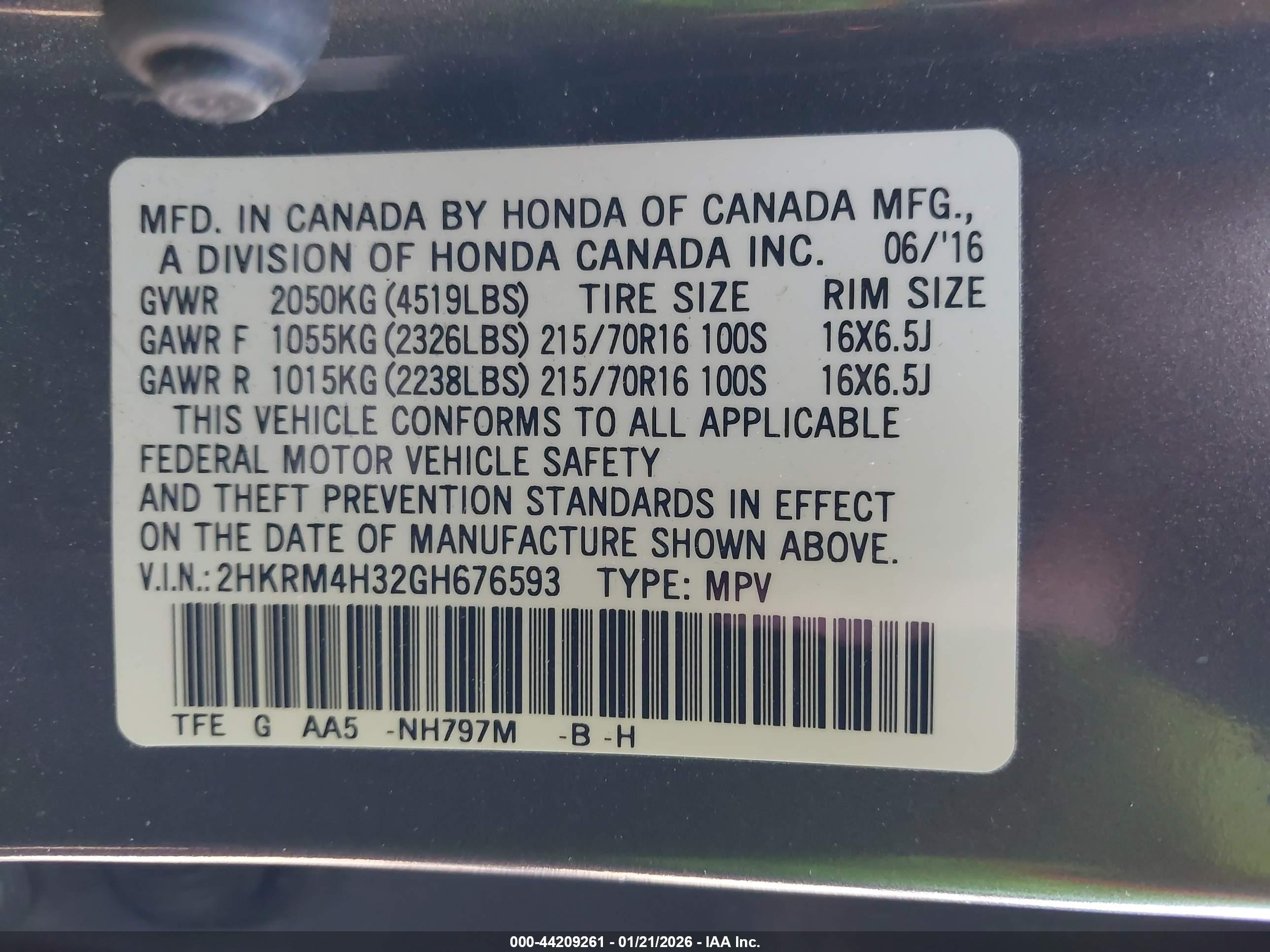 HONDA CR-V image 9