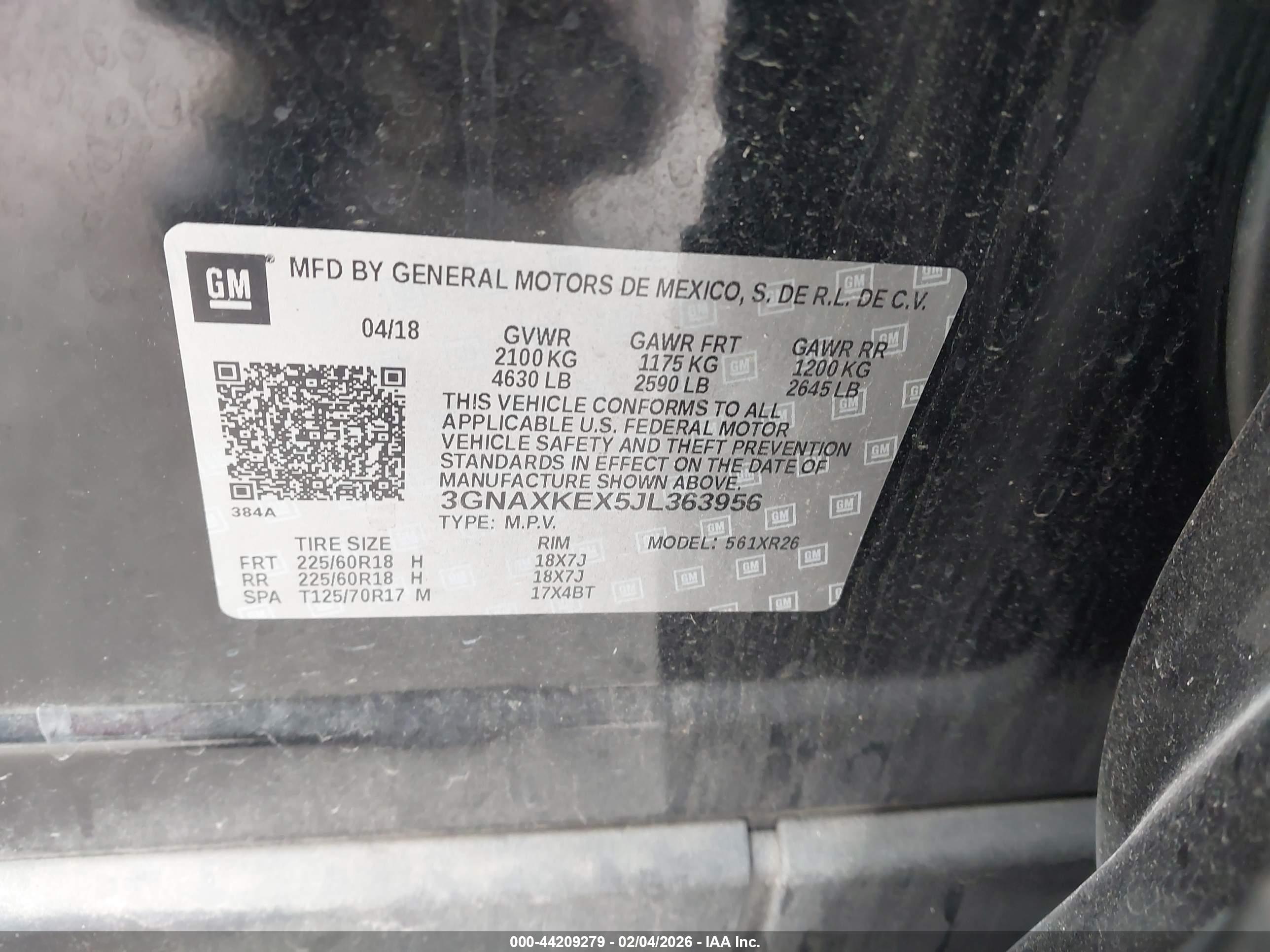 CHEVROLET EQUINOX image 9