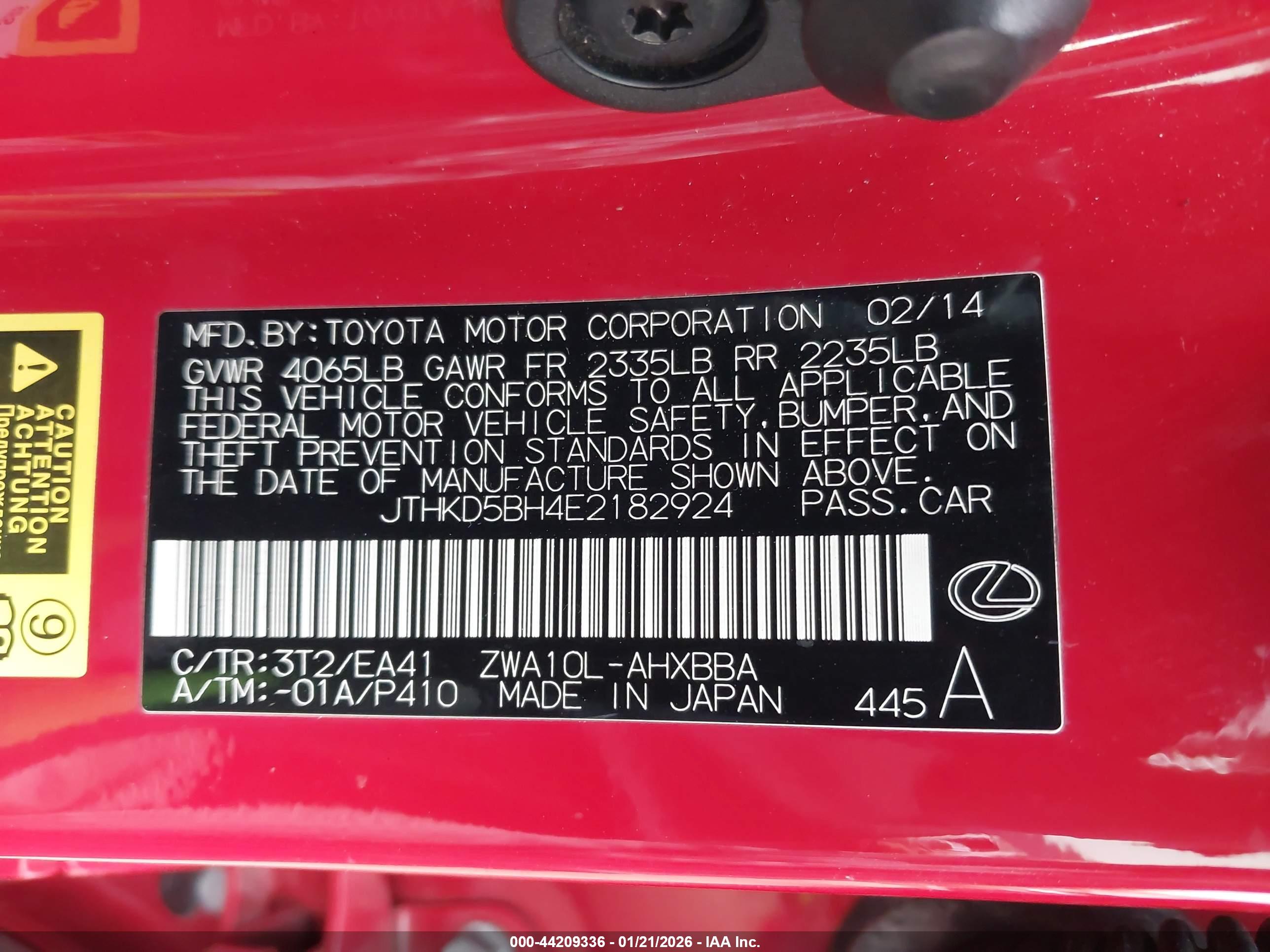 LEXUS CT image 9