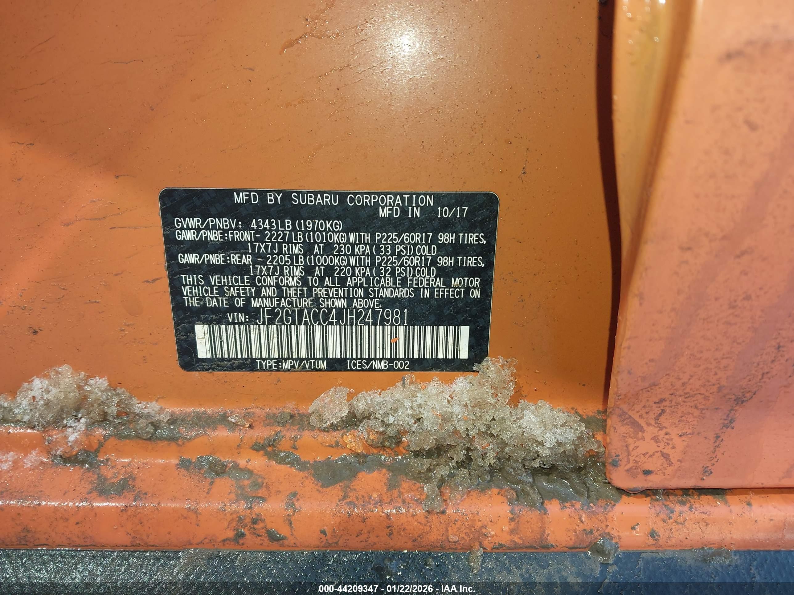 SUBARU CROSSTREK image 9