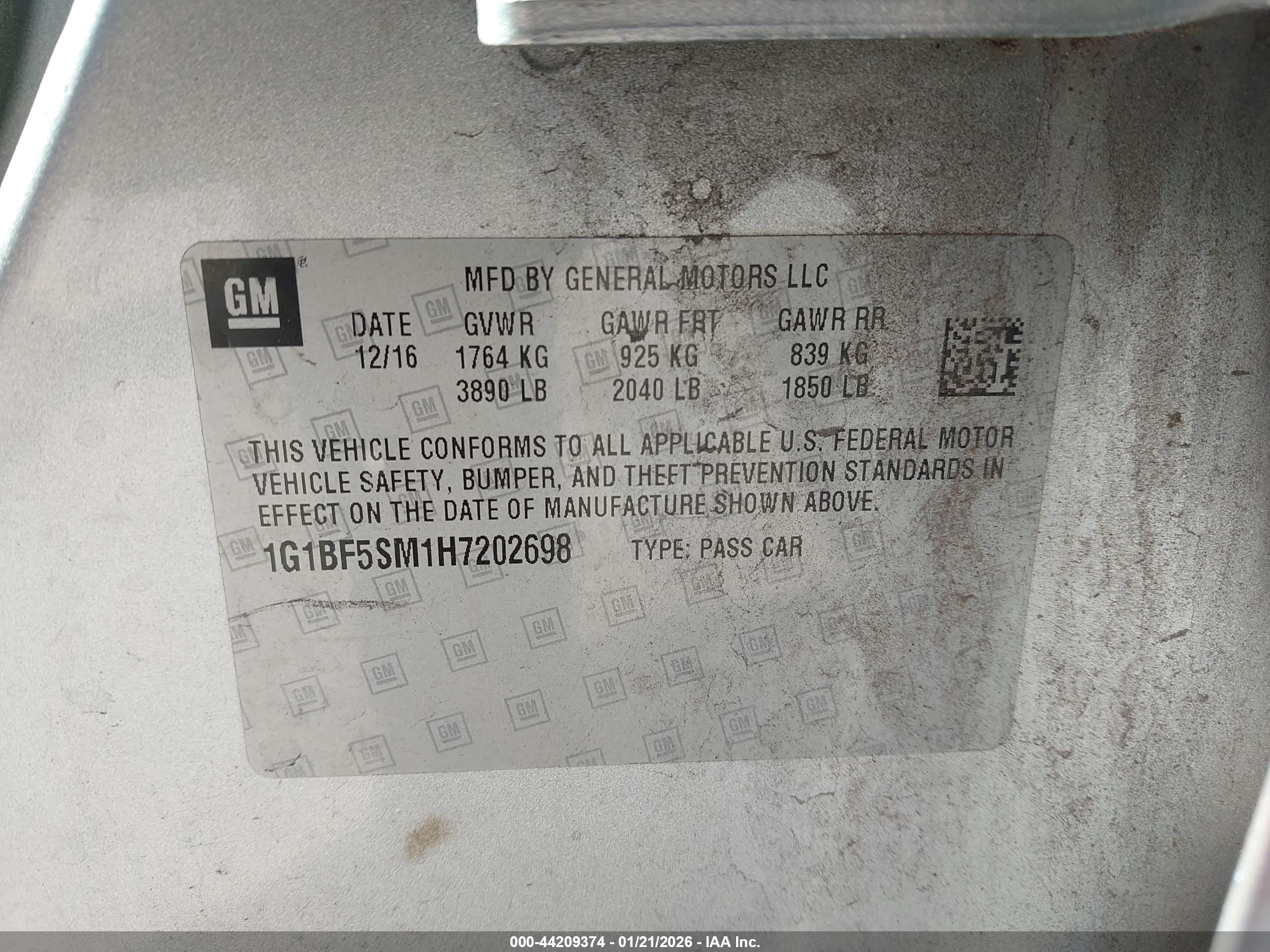 CHEVROLET CRUZE image 9