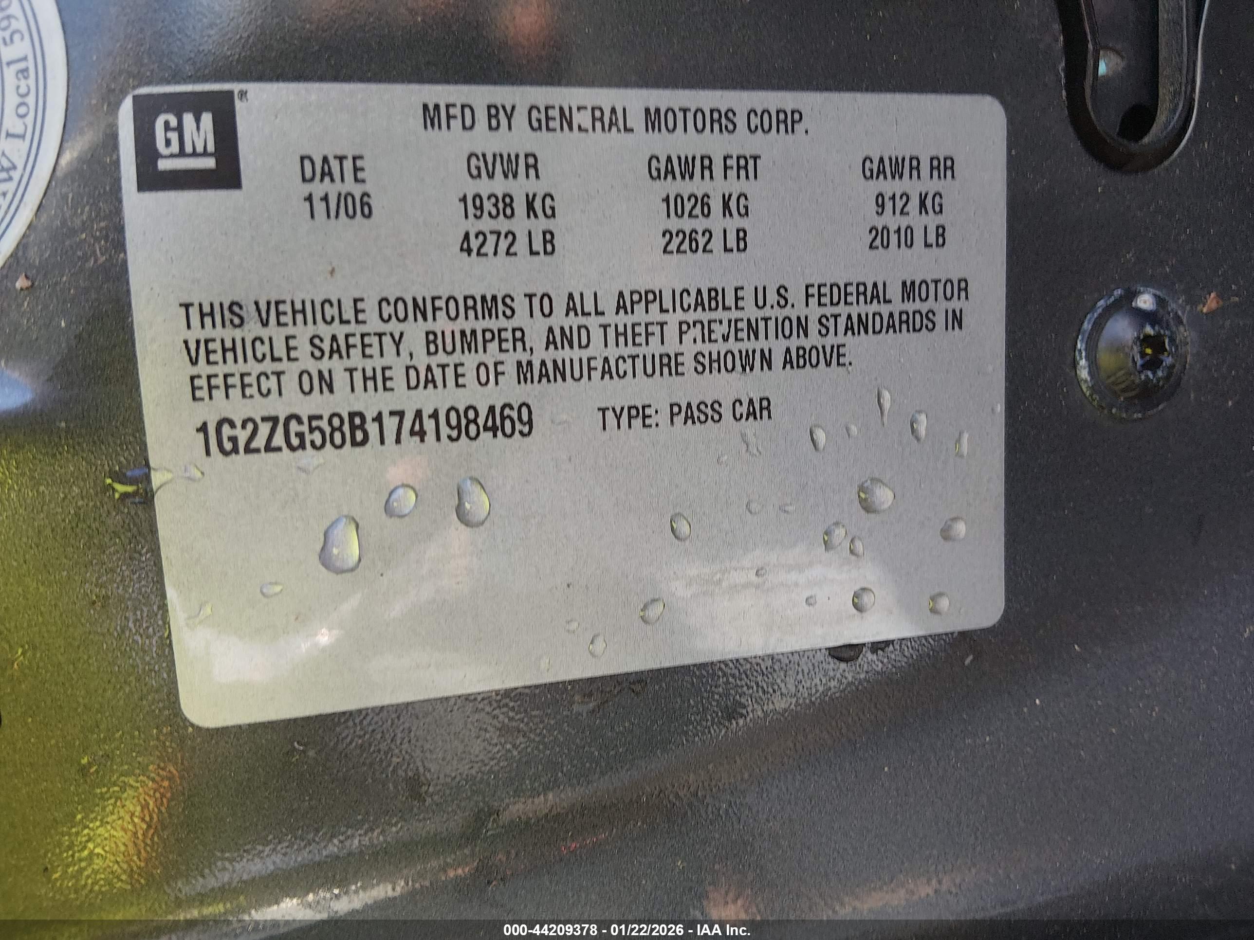 PONTIAC G6 image 9