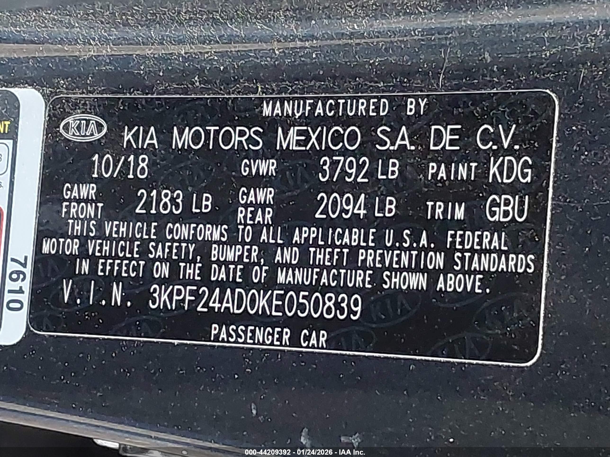 KIA FORTE image 9