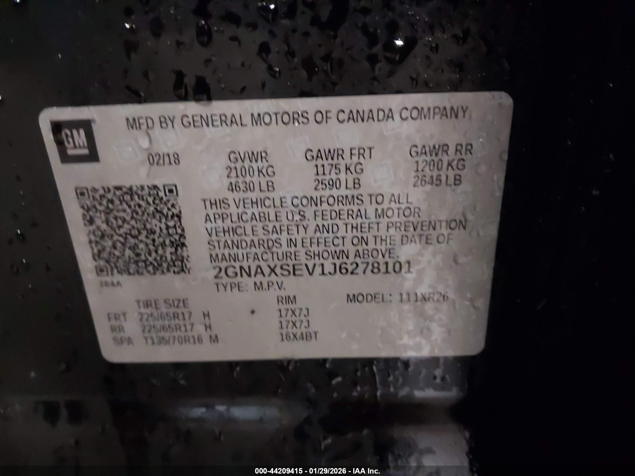 CHEVROLET EQUINOX image 9