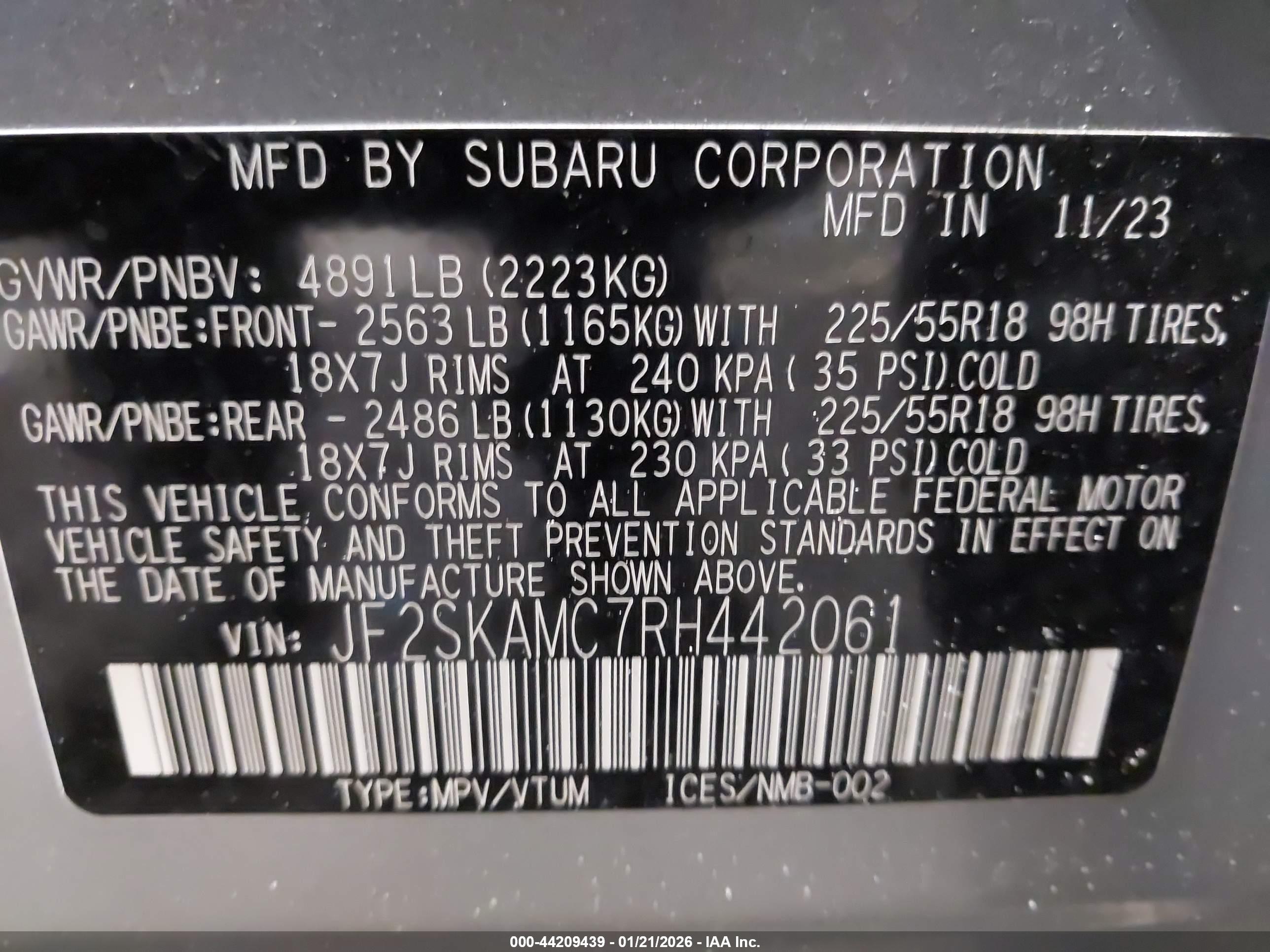 SUBARU FORESTER image 9