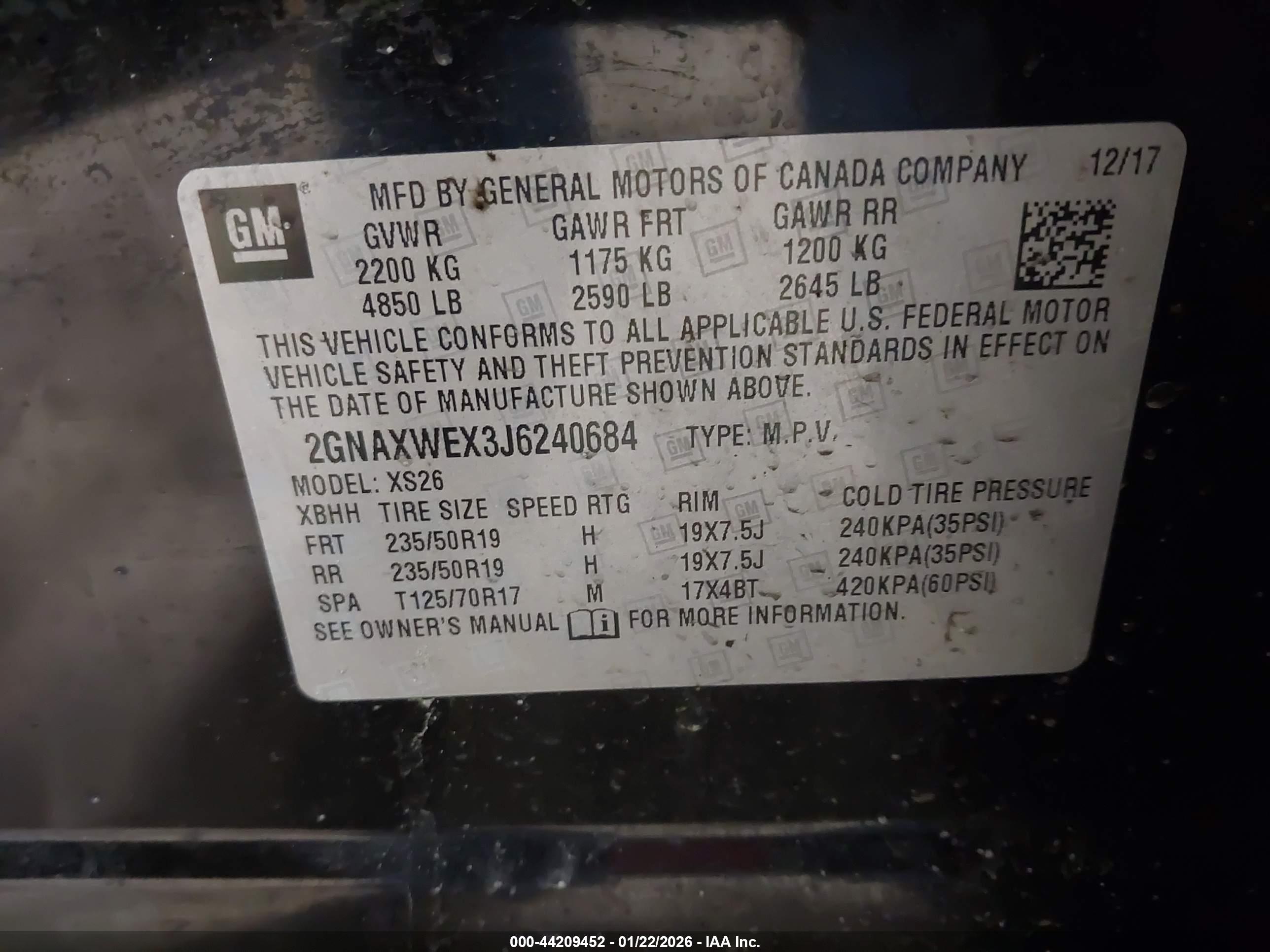 CHEVROLET EQUINOX image 9