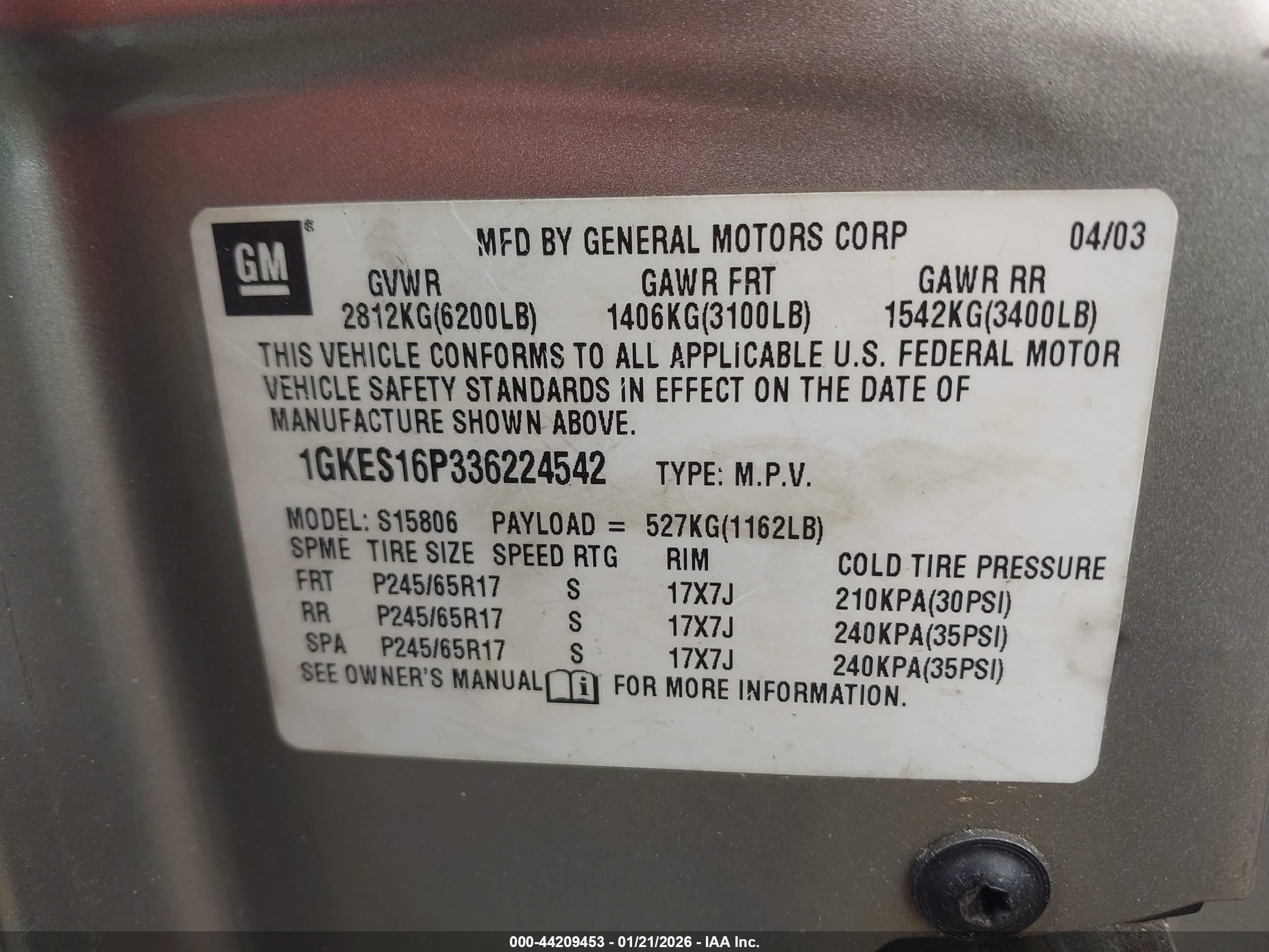 GMC ENVOY image 9