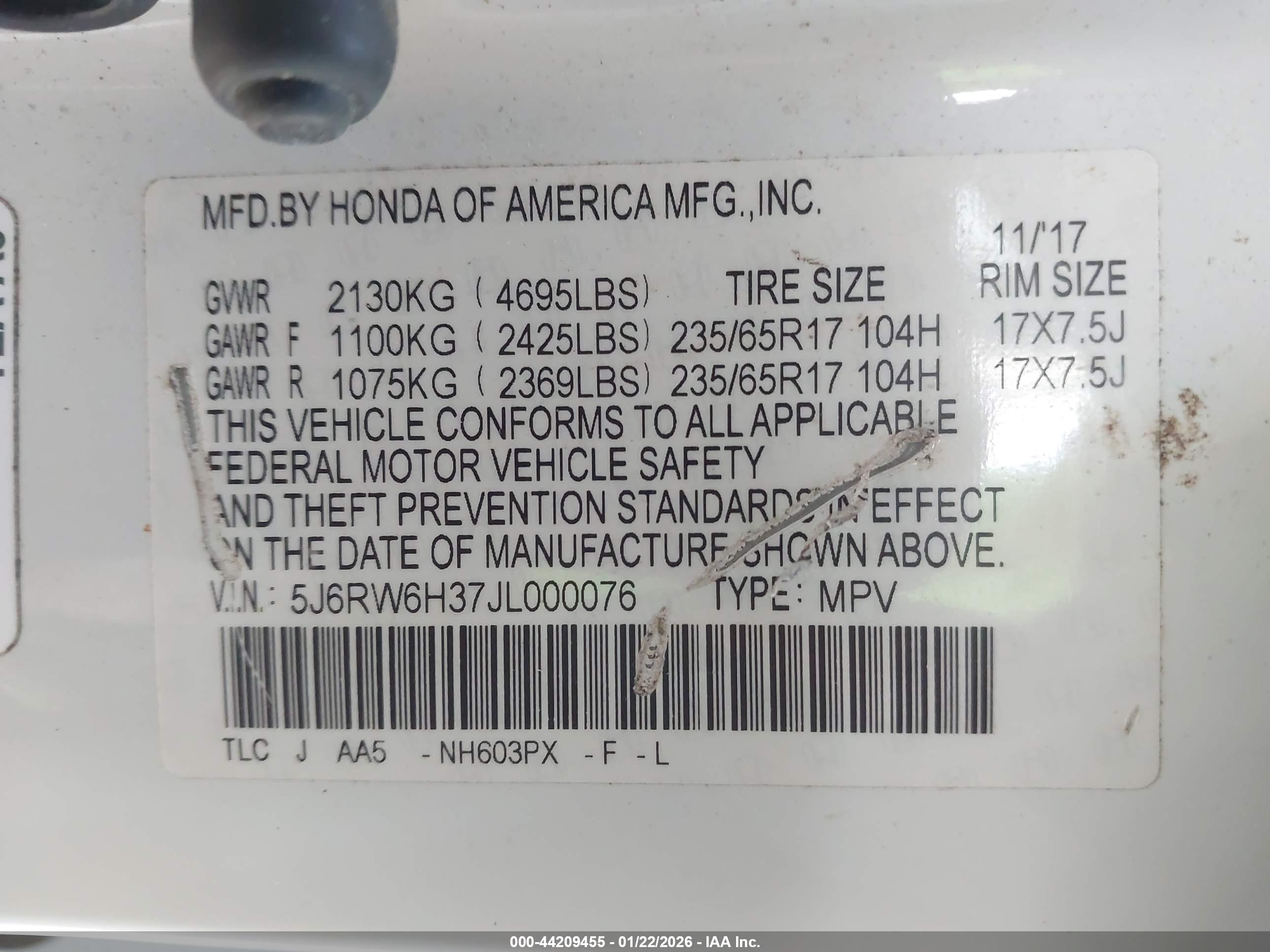 HONDA CR-V image 9