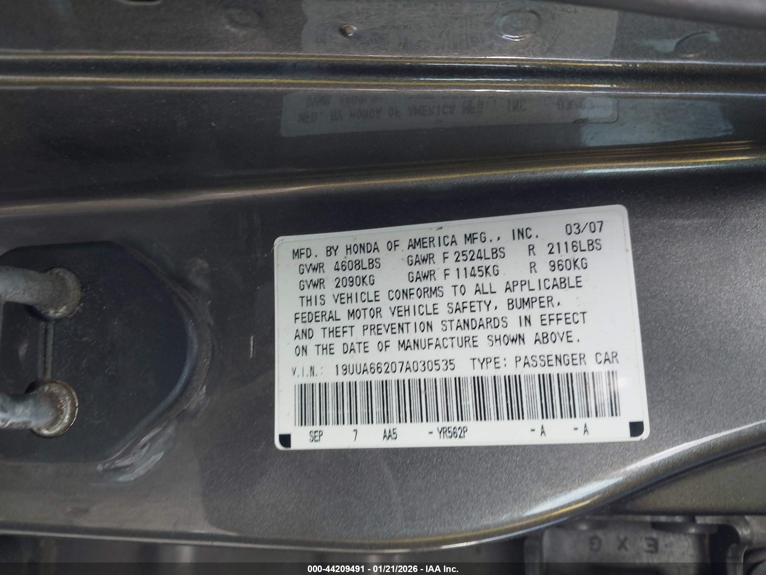 ACURA TL image 9