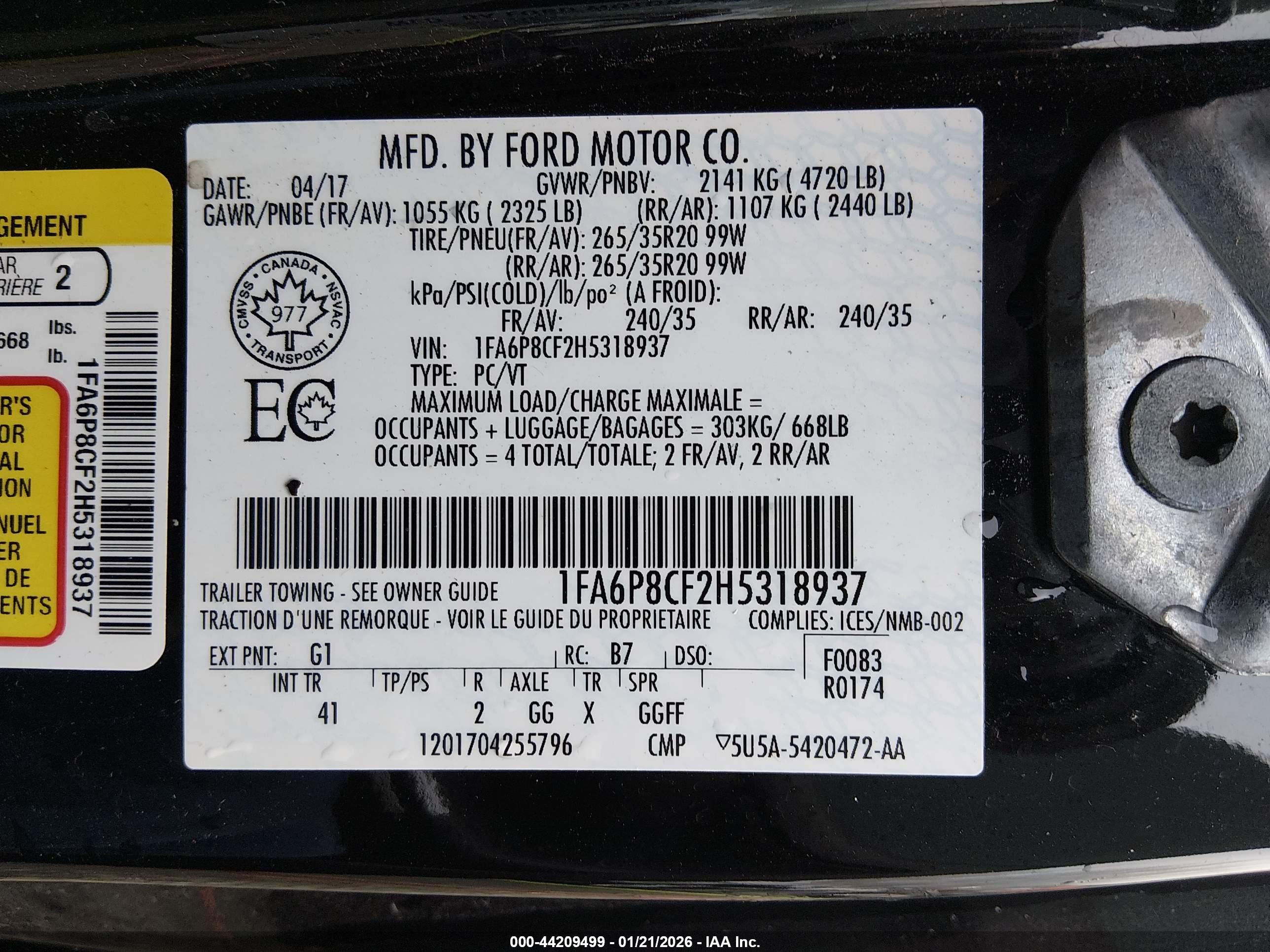 FORD MUSTANG image 9