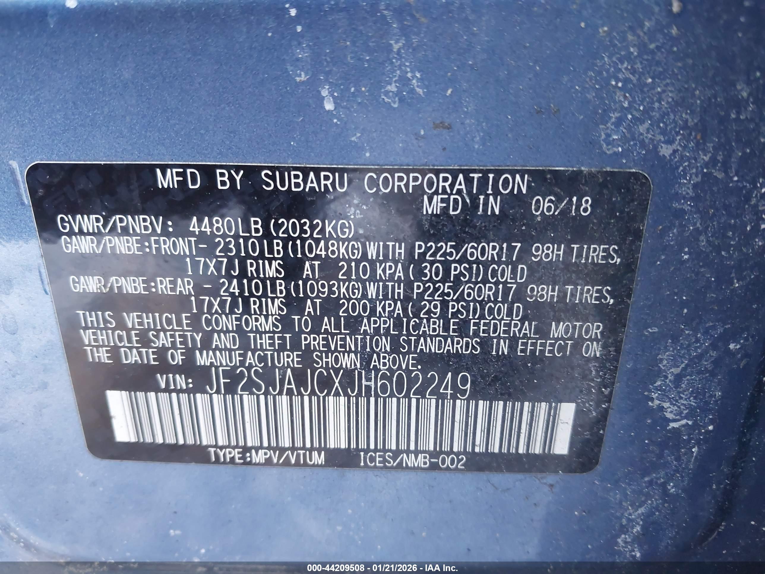 SUBARU FORESTER image 9