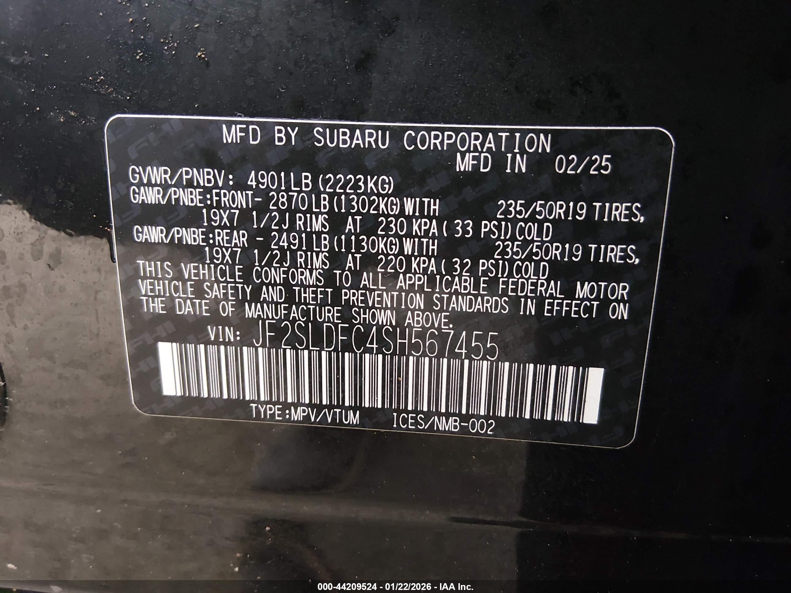SUBARU FORESTER image 9