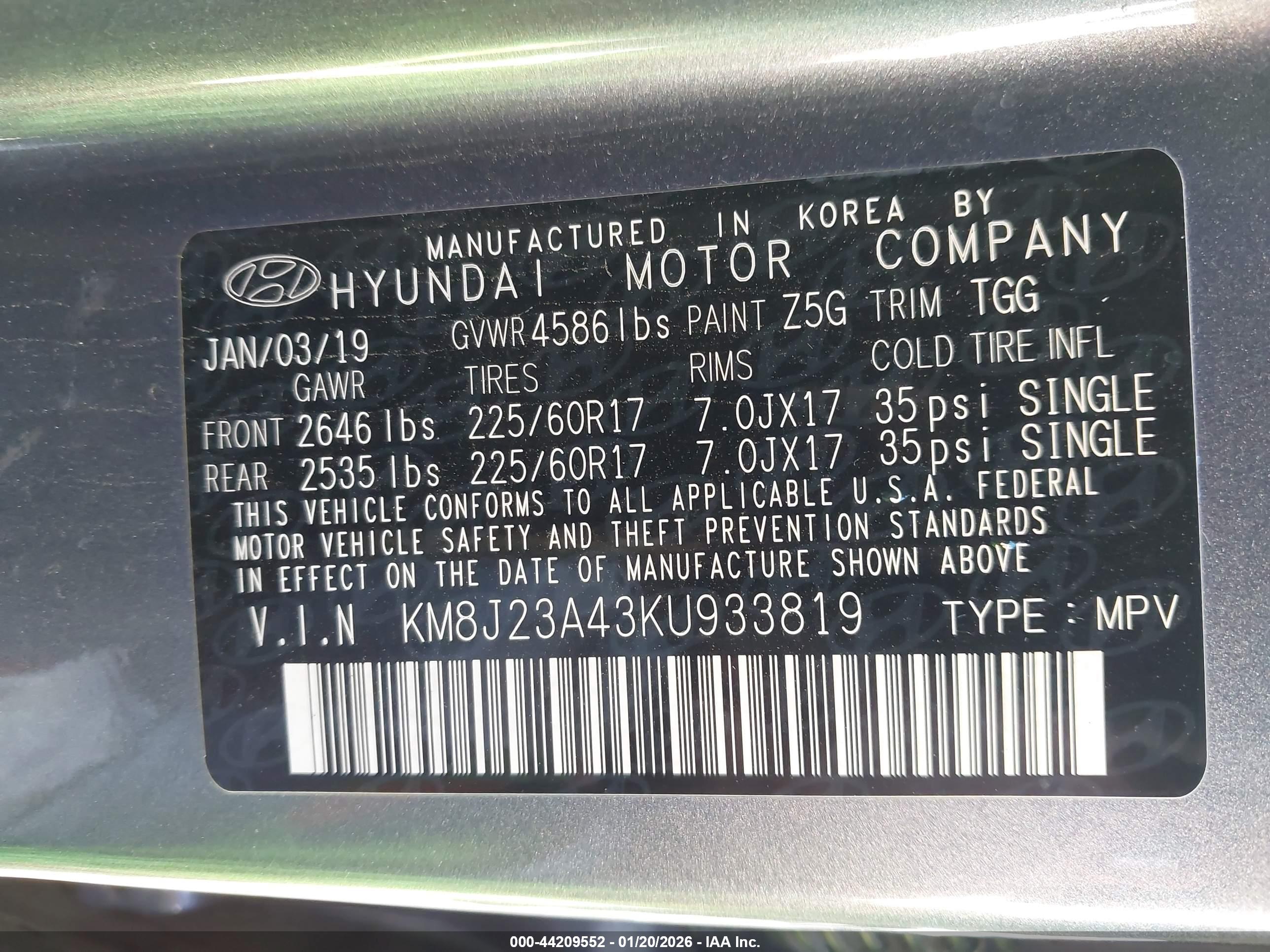 HYUNDAI TUCSON image 9