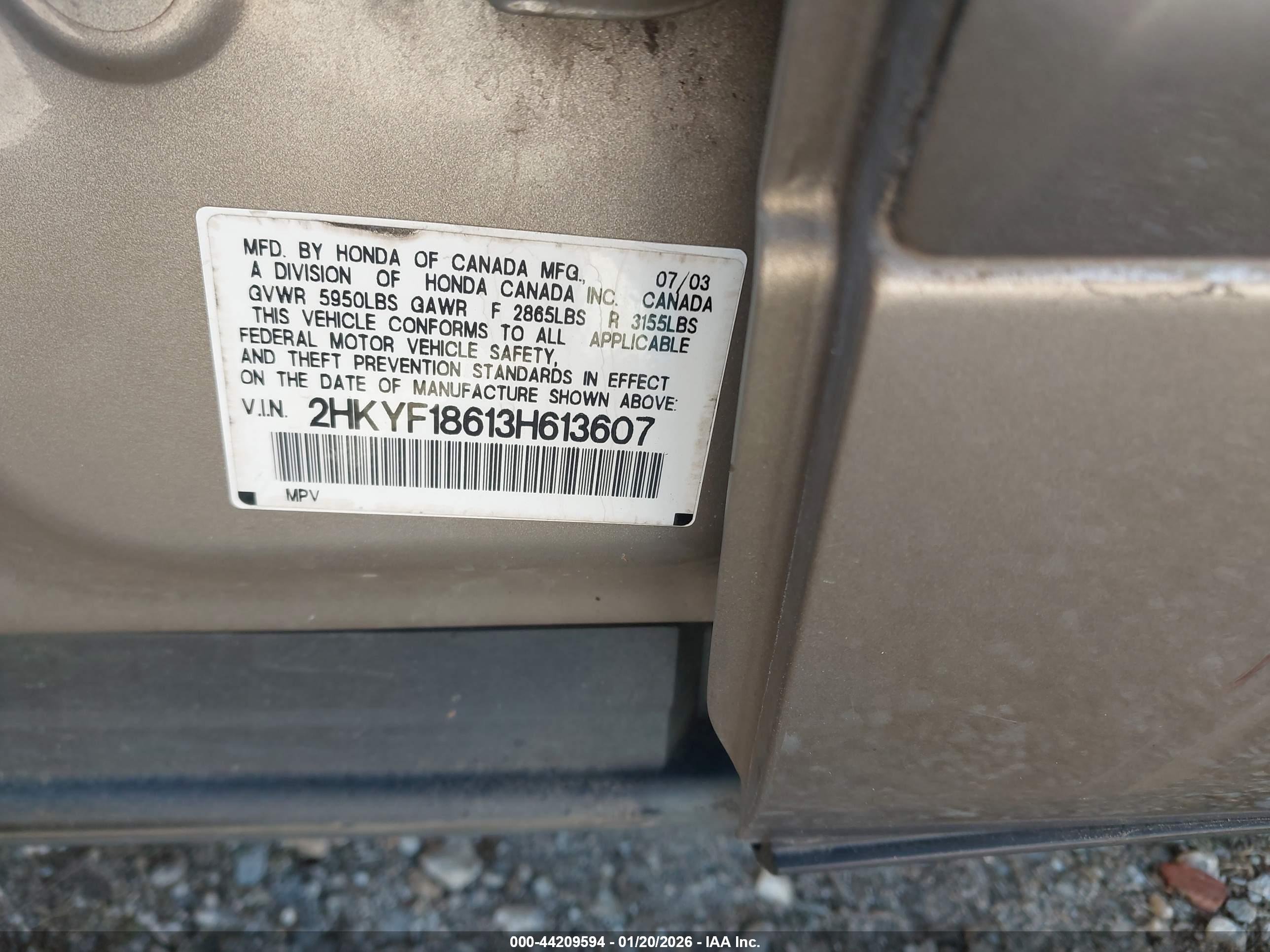 HONDA PILOT image 9