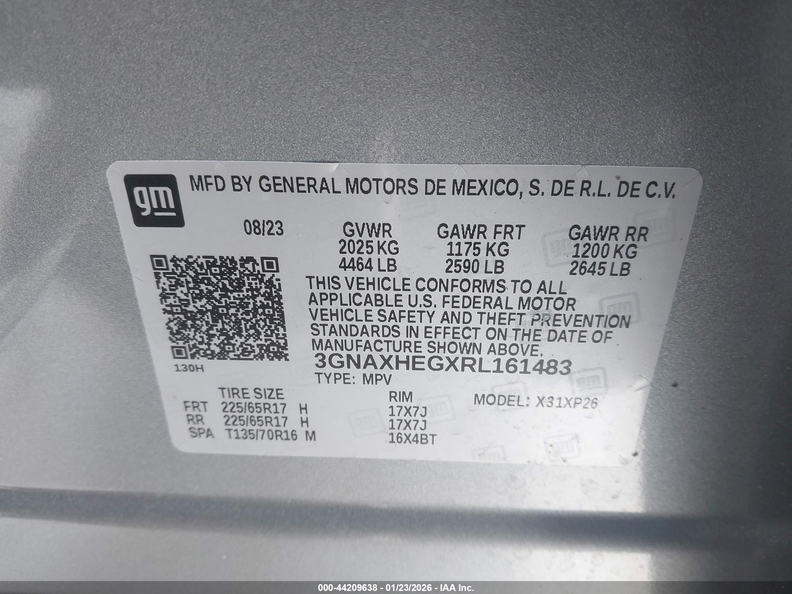 CHEVROLET EQUINOX image 9