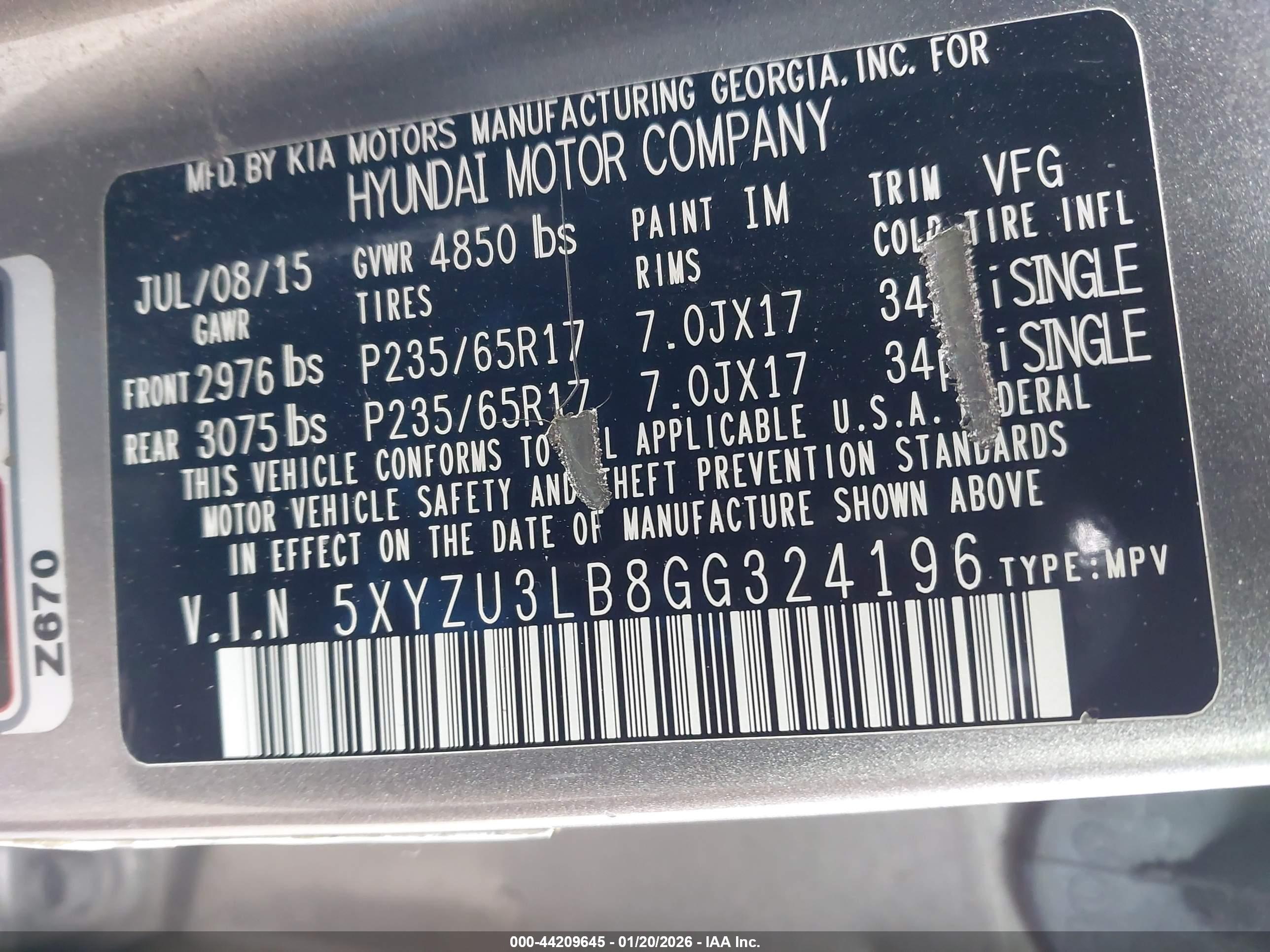HYUNDAI SANTA image 9