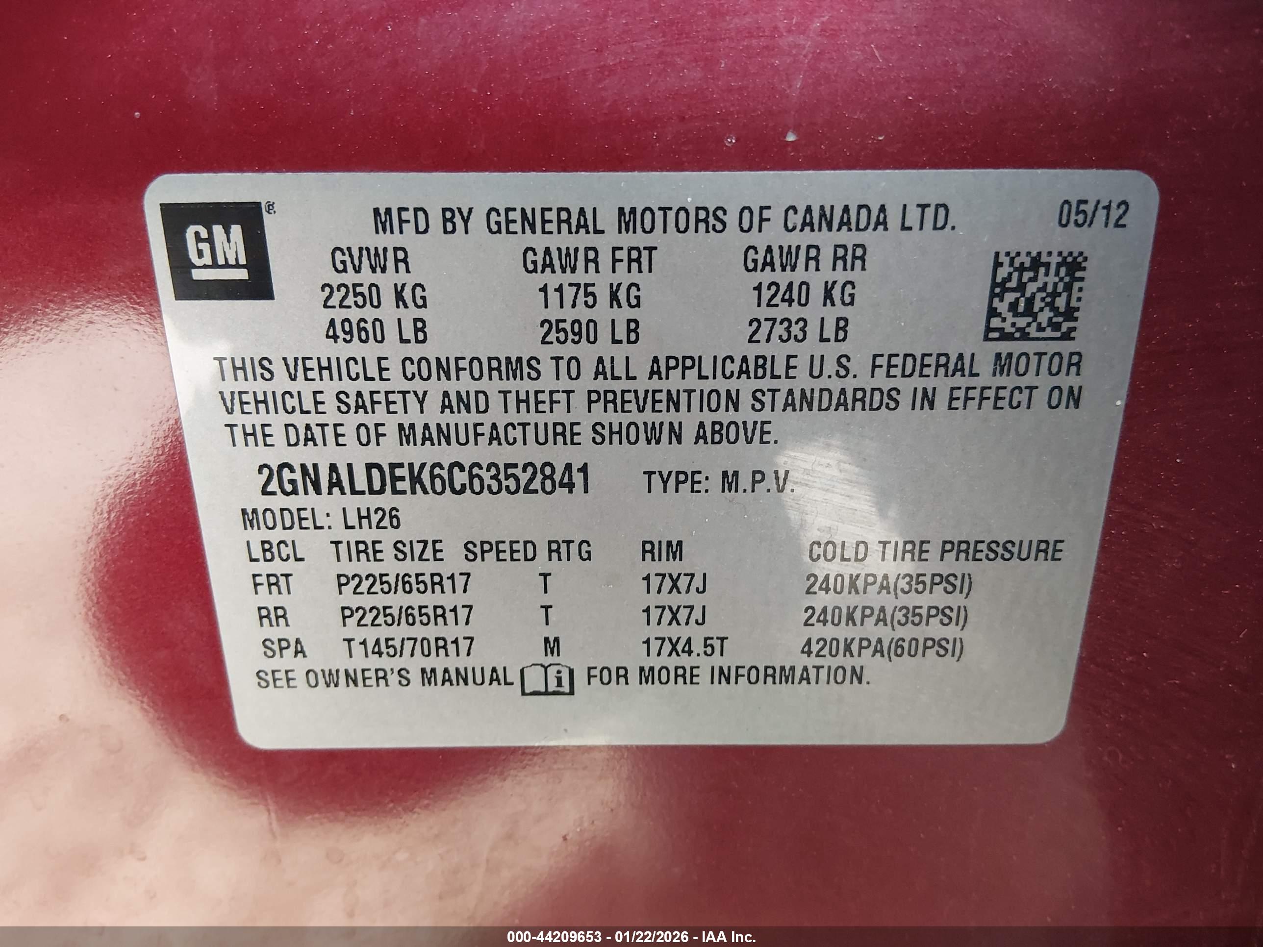 CHEVROLET EQUINOX image 9