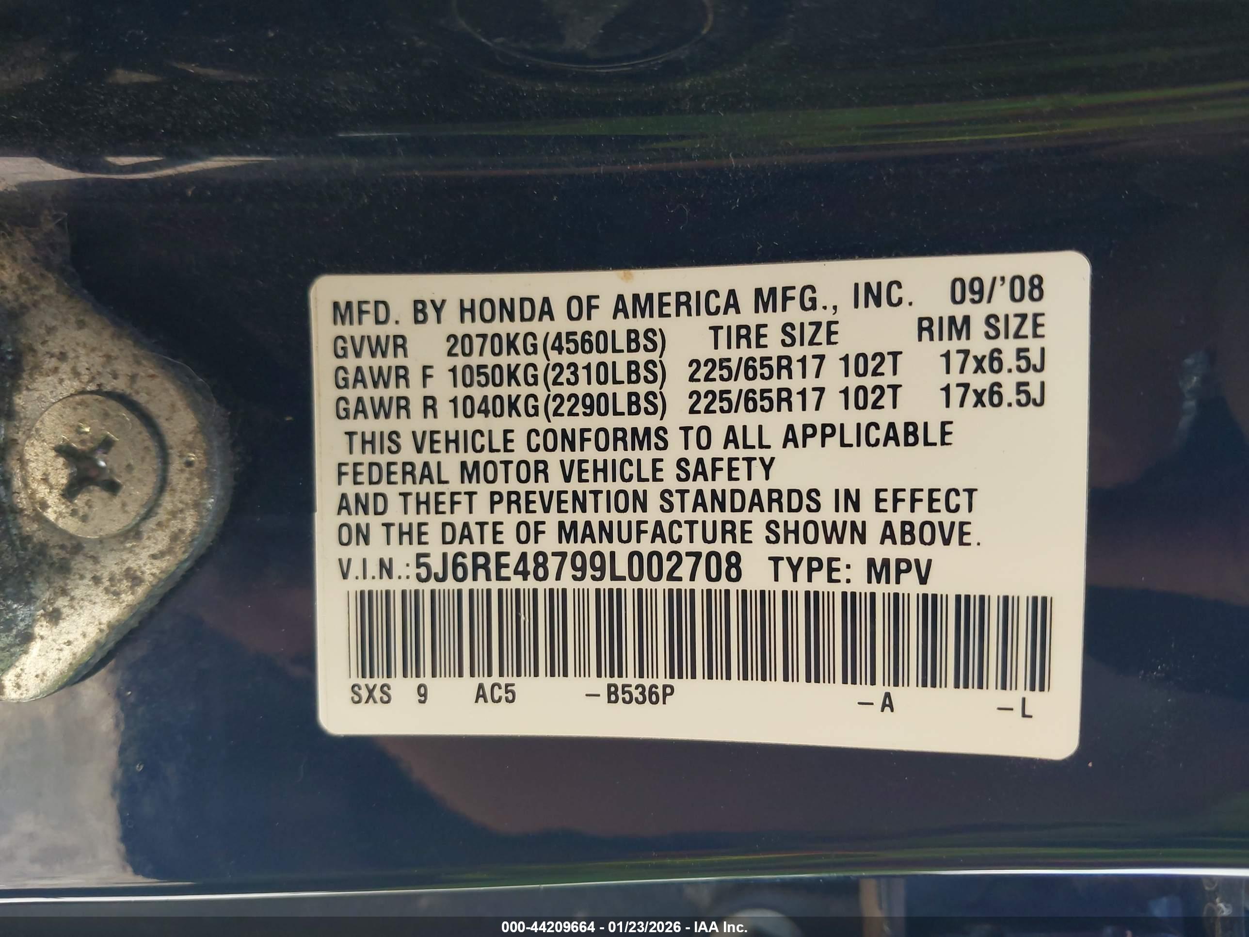 HONDA CR-V image 9