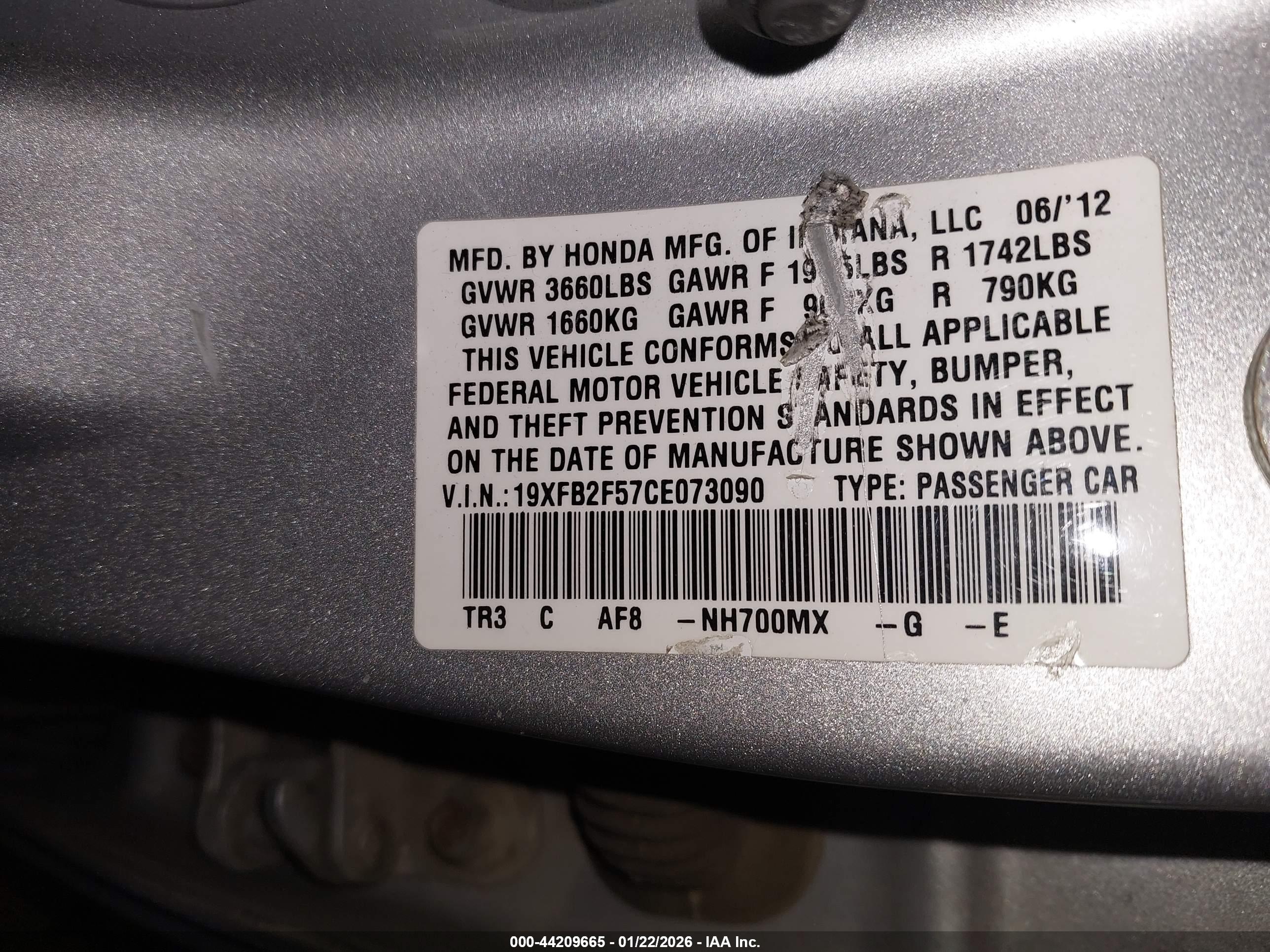 HONDA CIVIC image 9