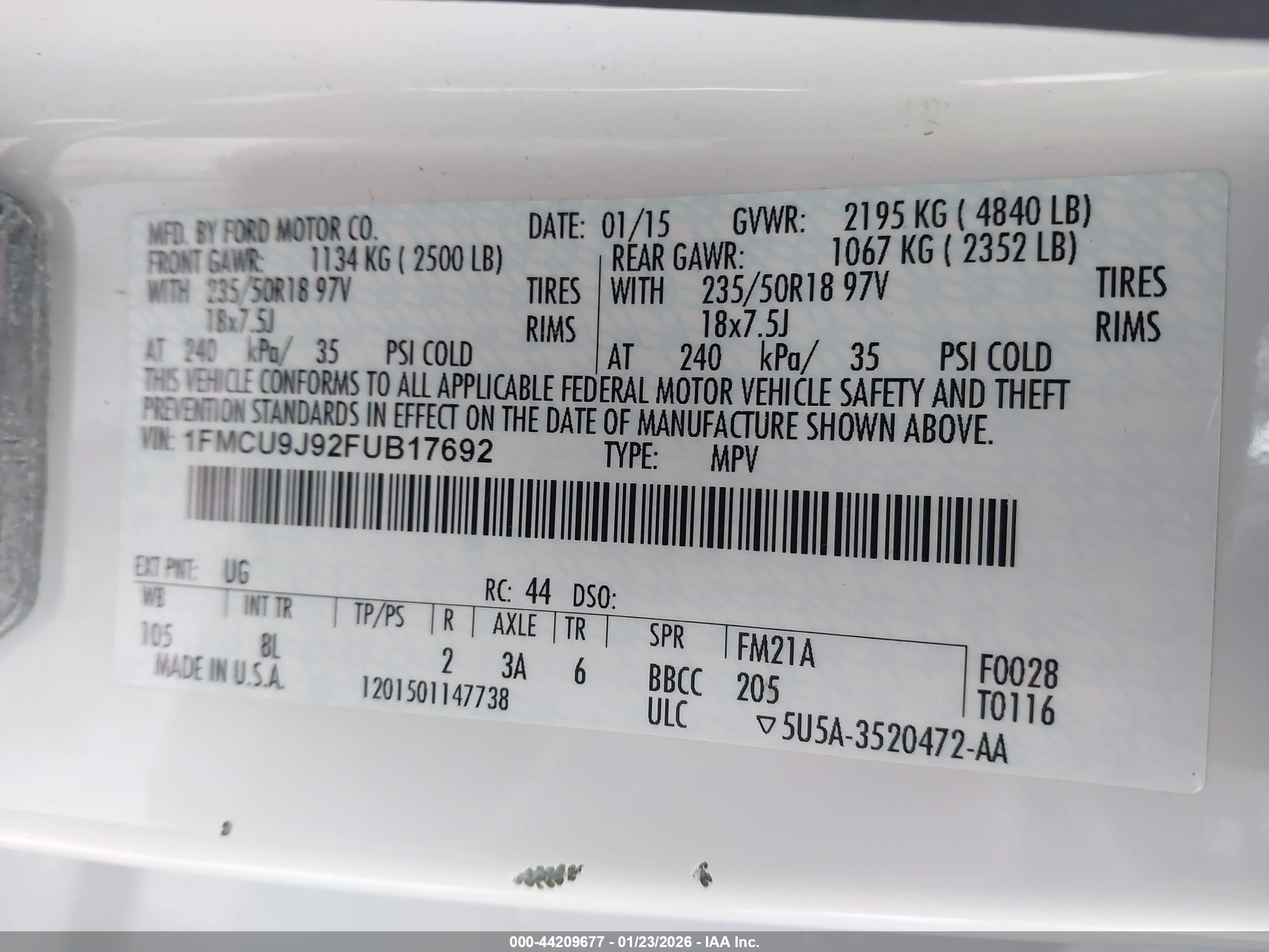 FORD ESCAPE image 9