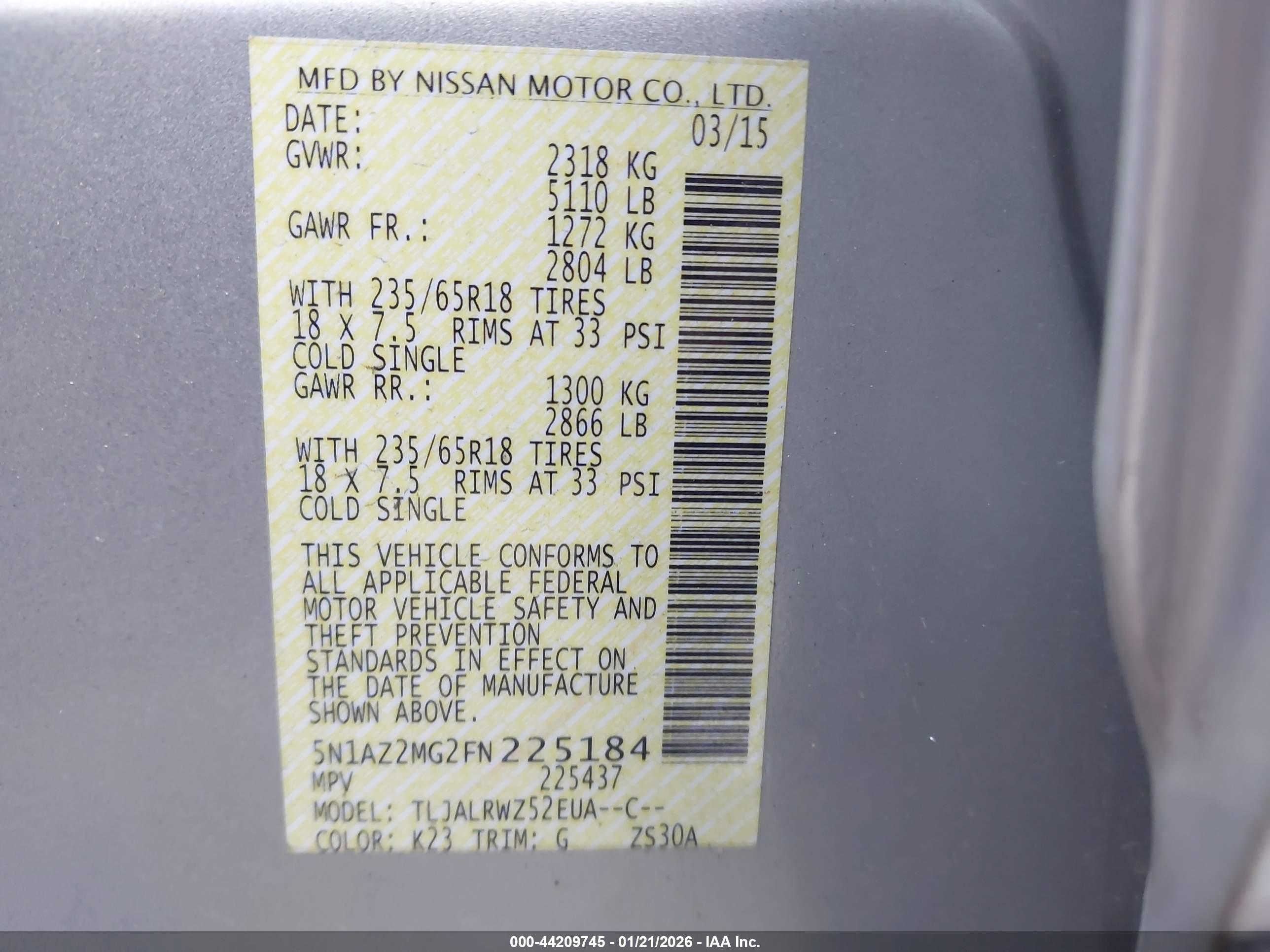 NISSAN MURANO image 9
