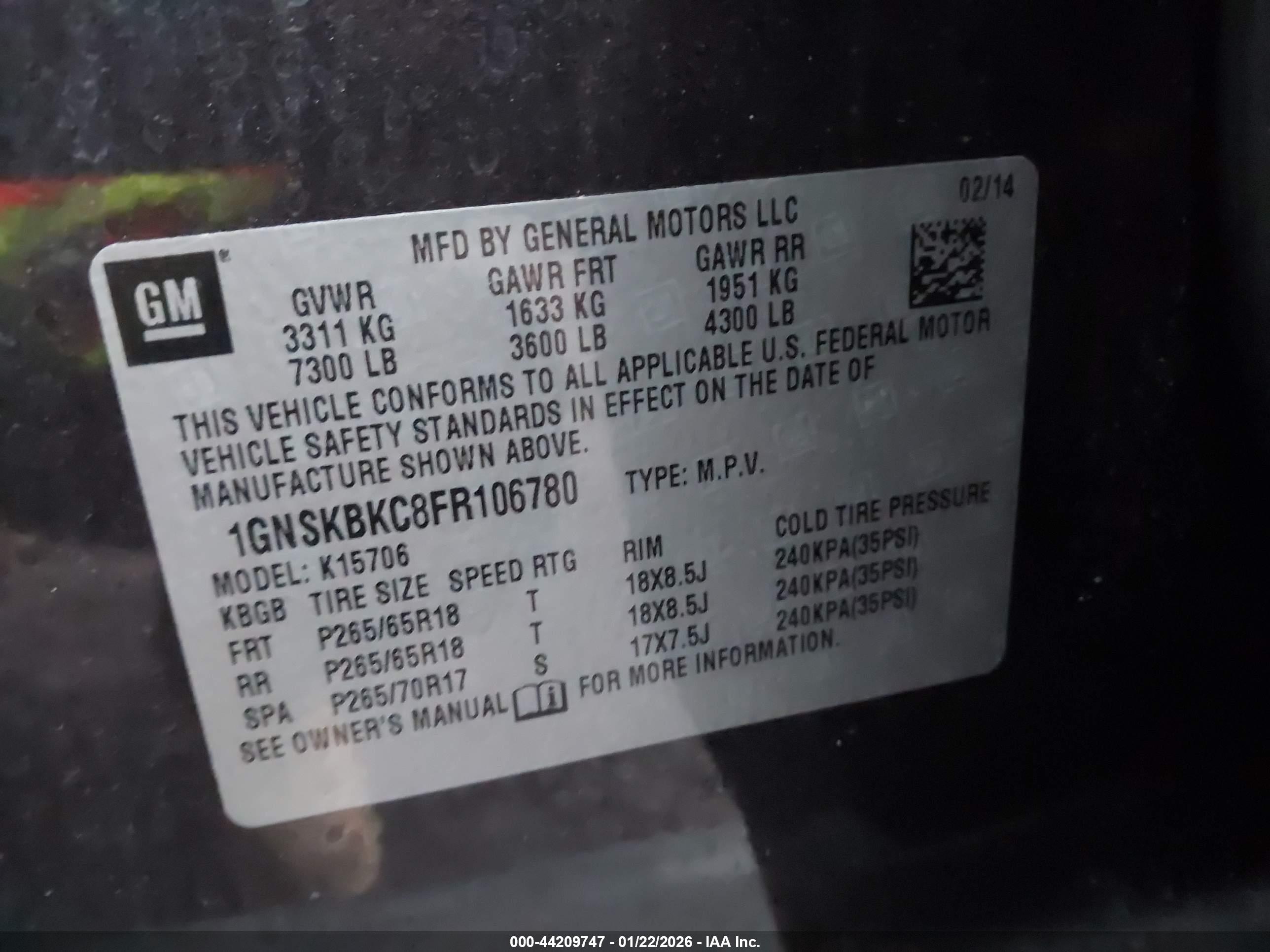 CHEVROLET TAHOE image 9