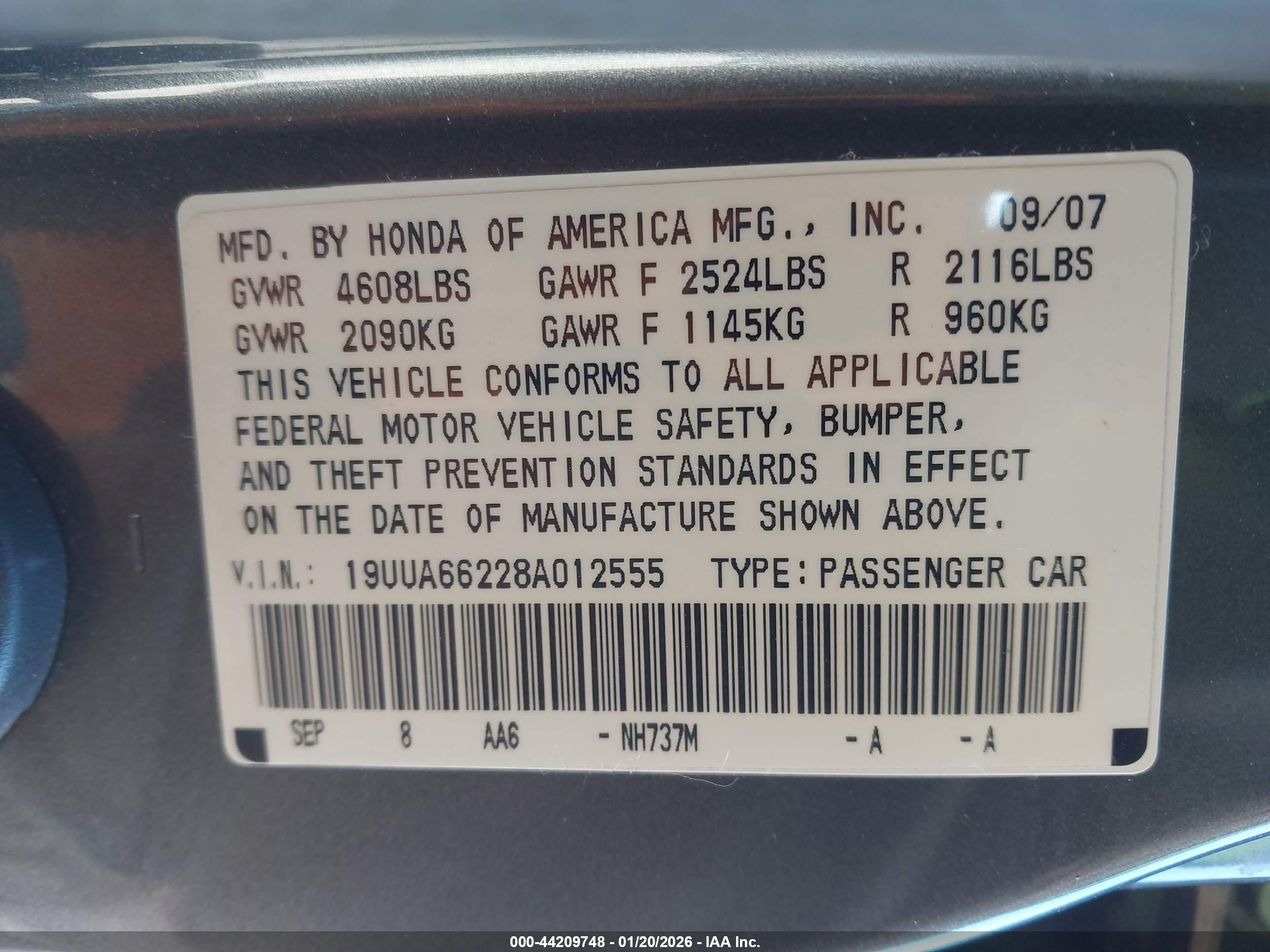 ACURA TL image 9