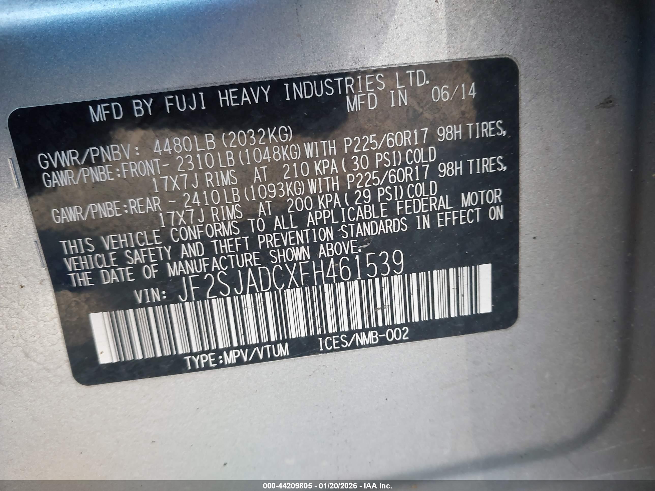 SUBARU FORESTER image 9