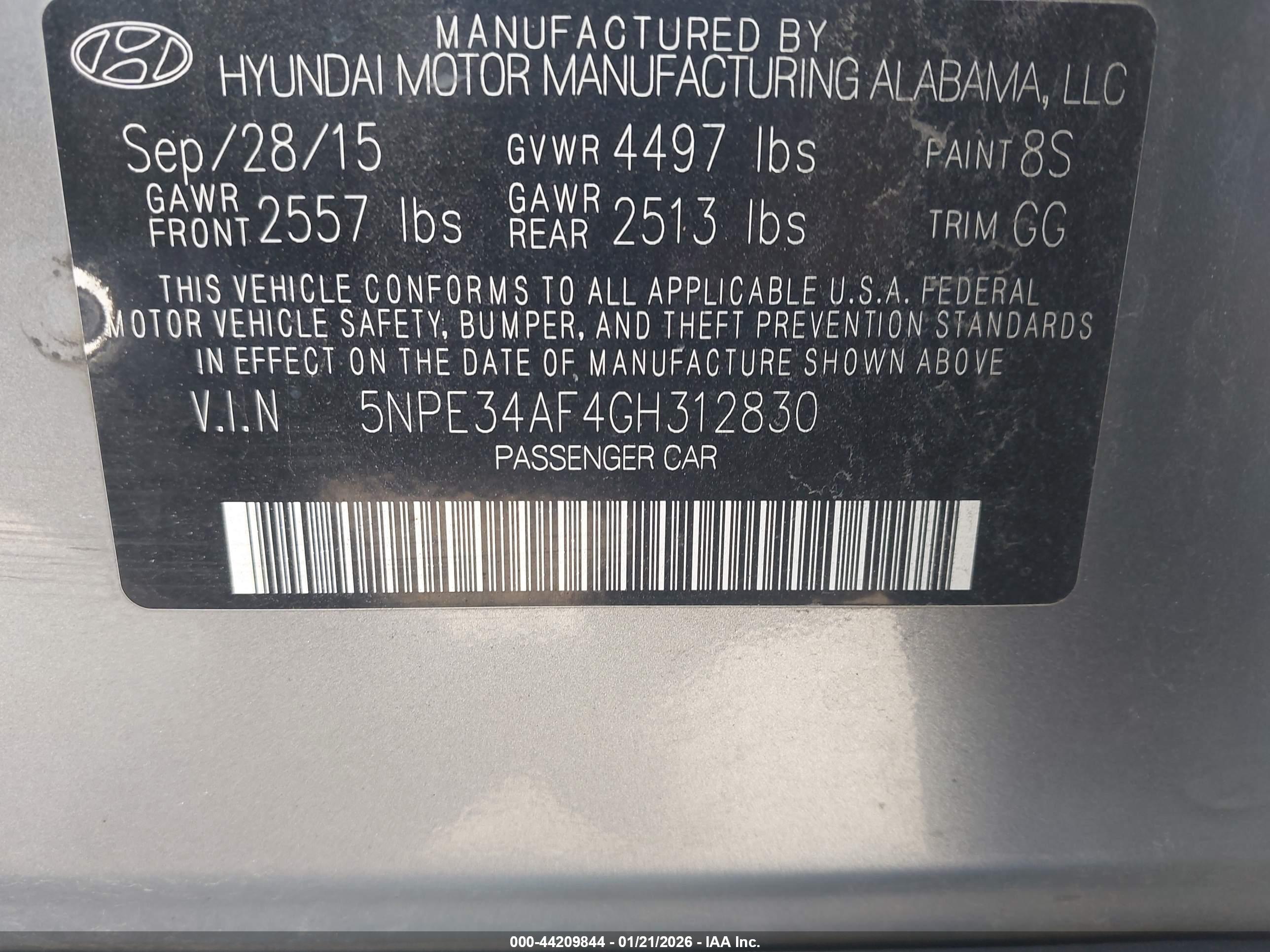 HYUNDAI SONATA image 9