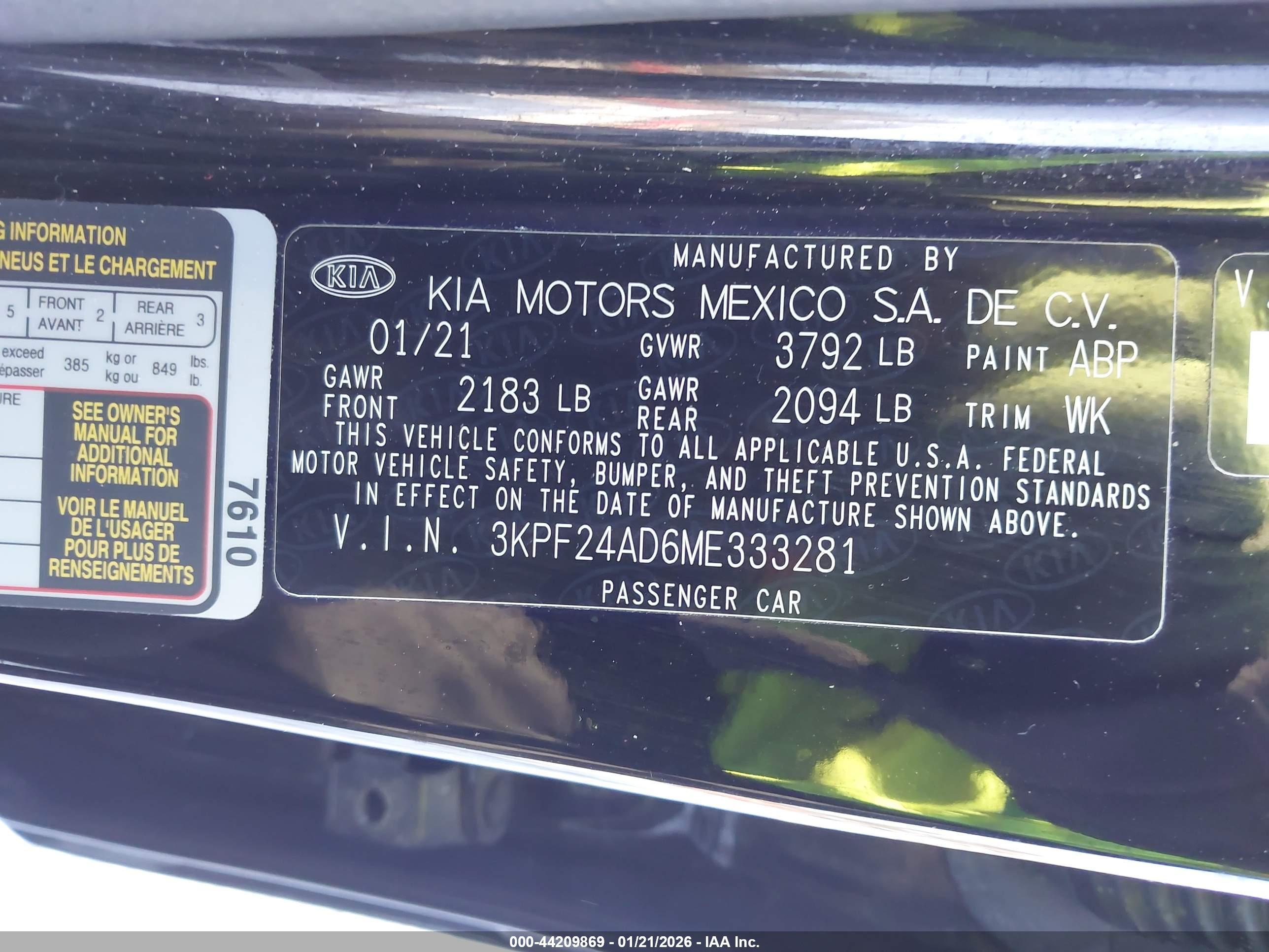 KIA FORTE image 9