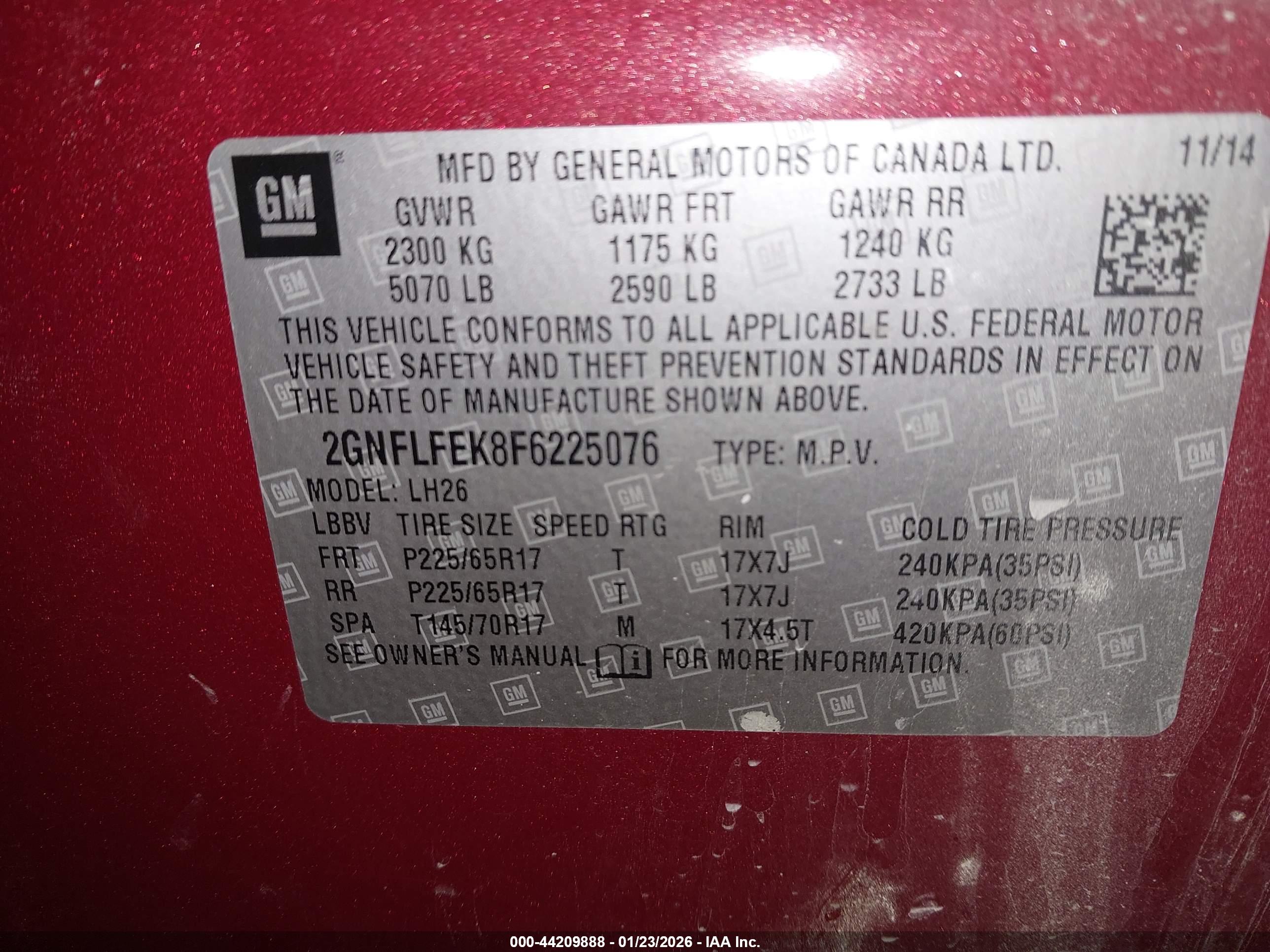 CHEVROLET EQUINOX image 9