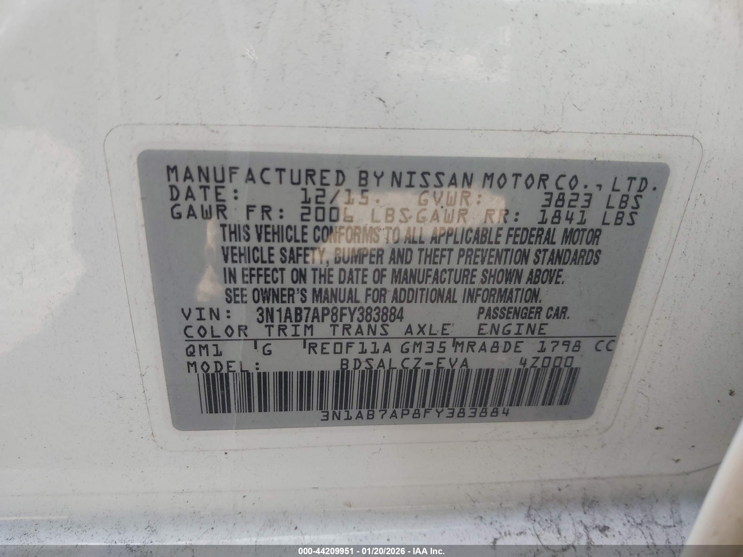 NISSAN SENTRA image 9