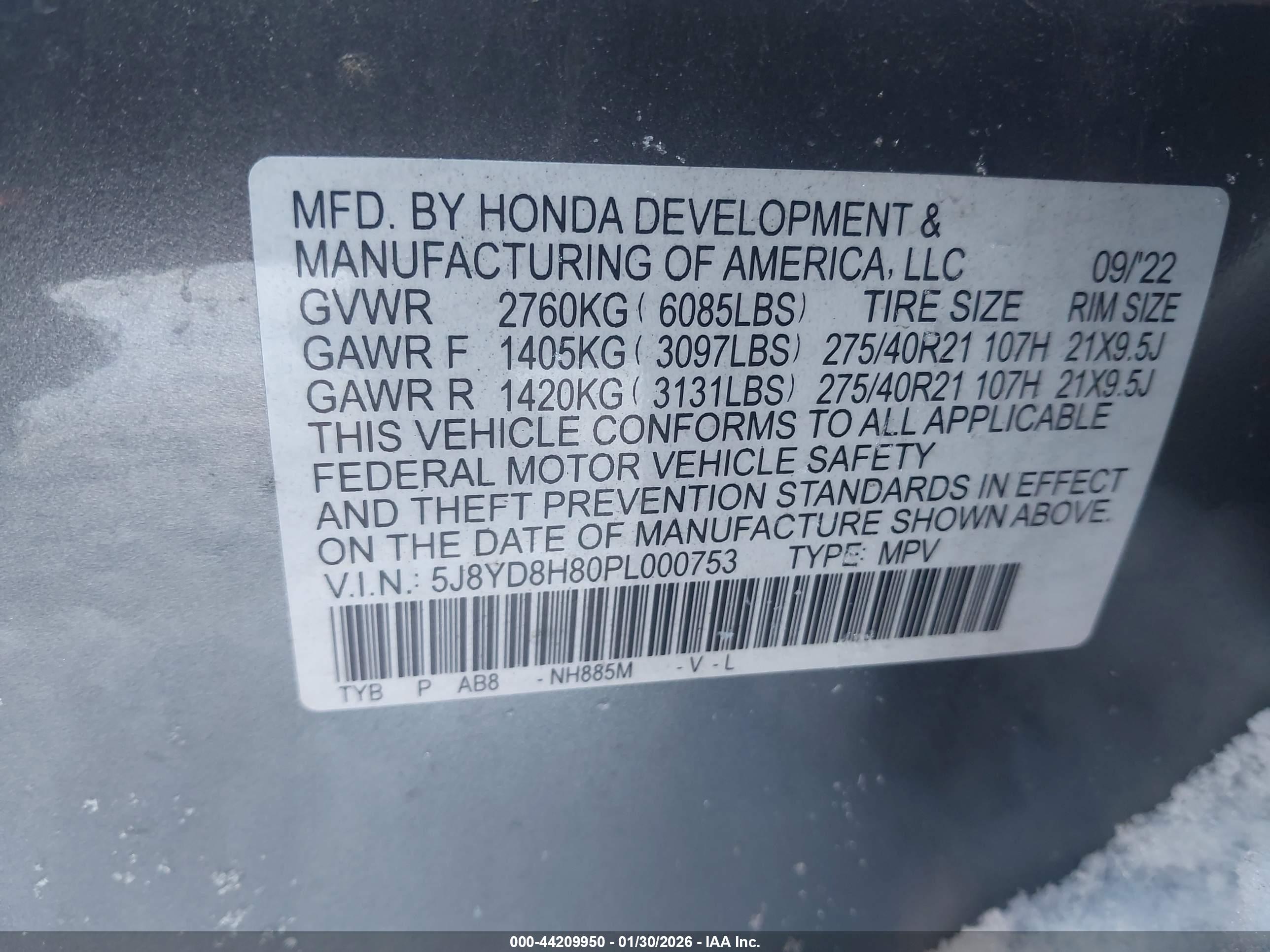 ACURA MDX image 9